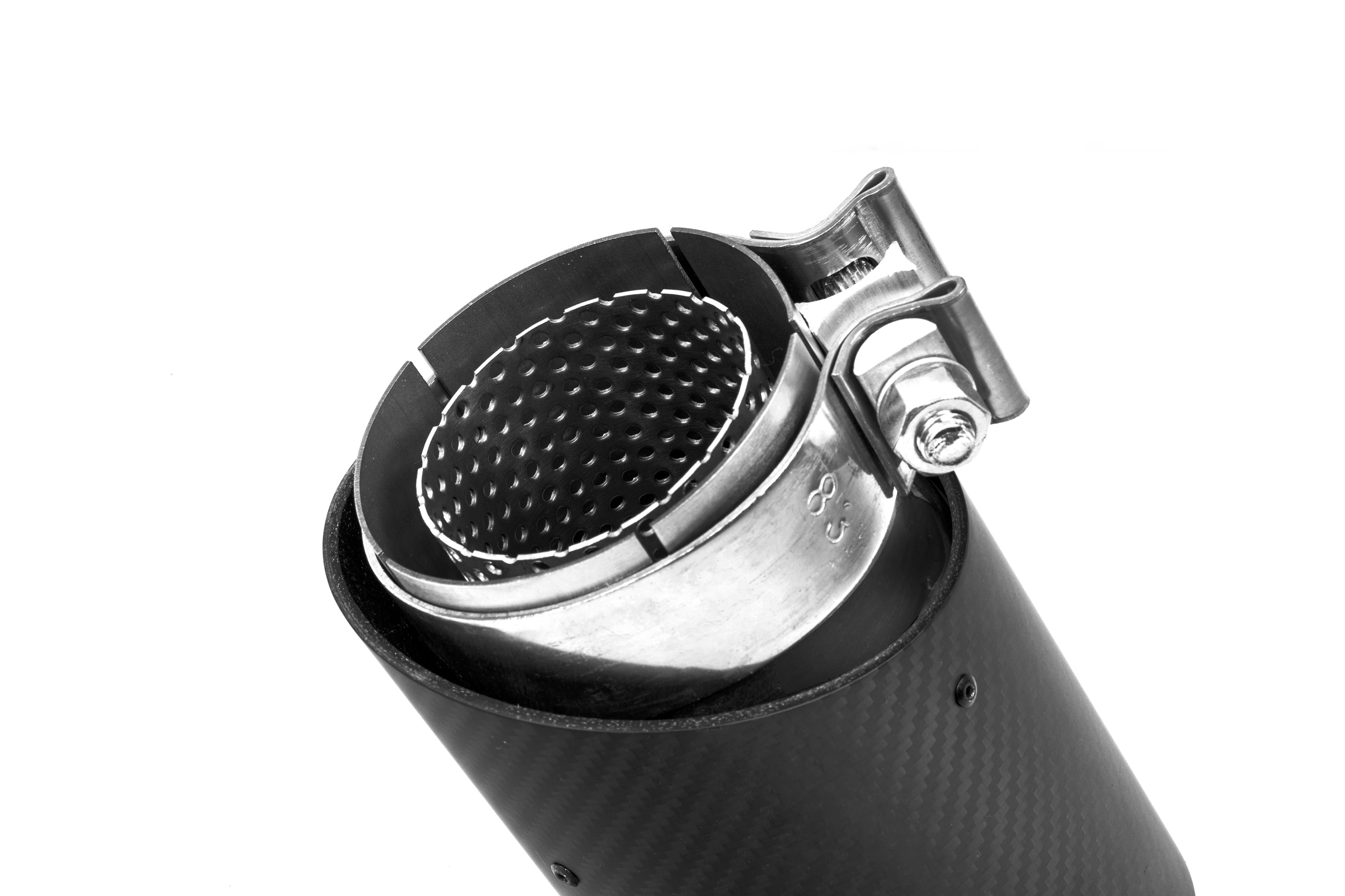 Dry-Carbon Endrohrblenden OEM-Style passend für BMW M5 G90 & G99 – serienkonforme Carbon-Optik