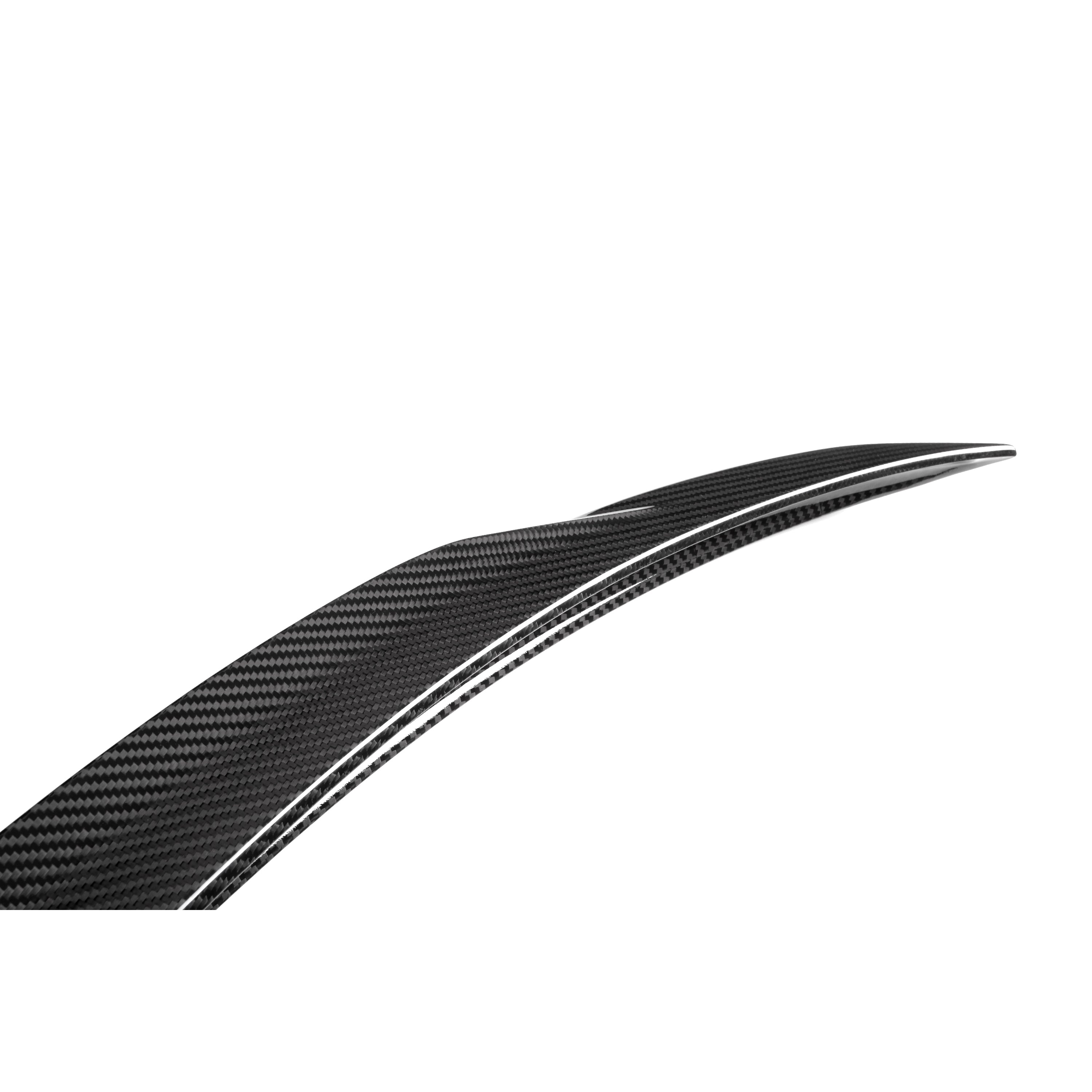 Carbon Heckspoiler im VS-Style mit Abrisskanten passend für Tesla Model Y, Echtcarbon - Getsdowned