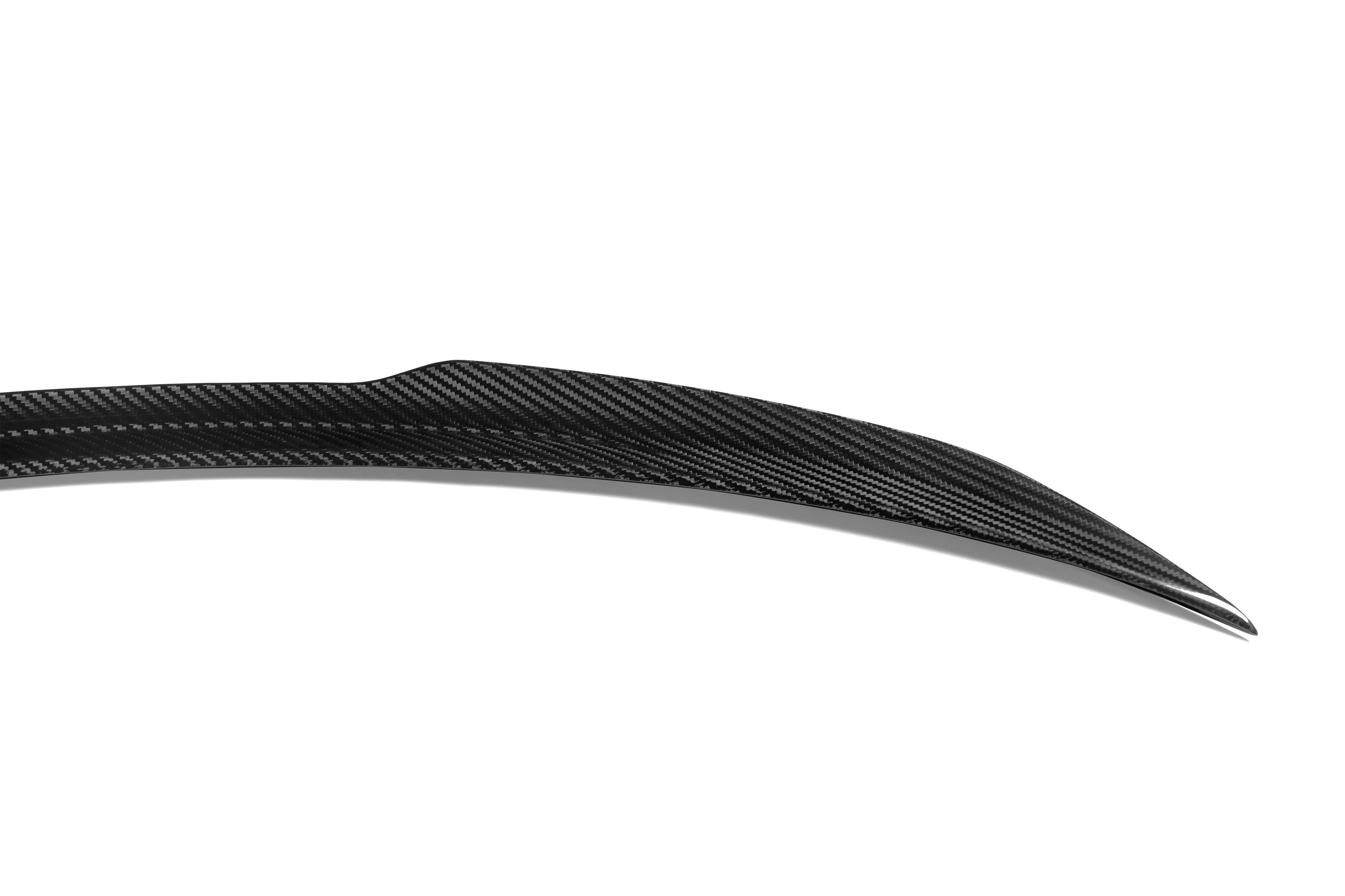 Dry-Carbon Heckspoiler „Ducktail" X Style passend für Mercedes-Benz CLA-Klasse W117 (CLA 45) – markantes X-Profil fürs Heck