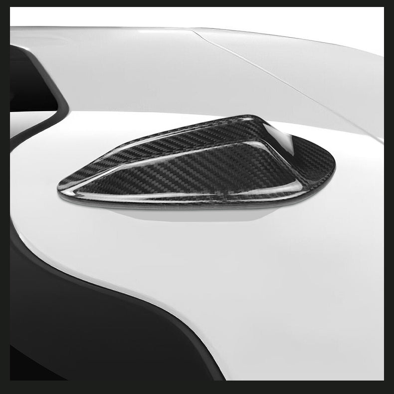 Dry-Carbon Shark Fin Antennen Cover passend für BMW G-Serie – Modern Design