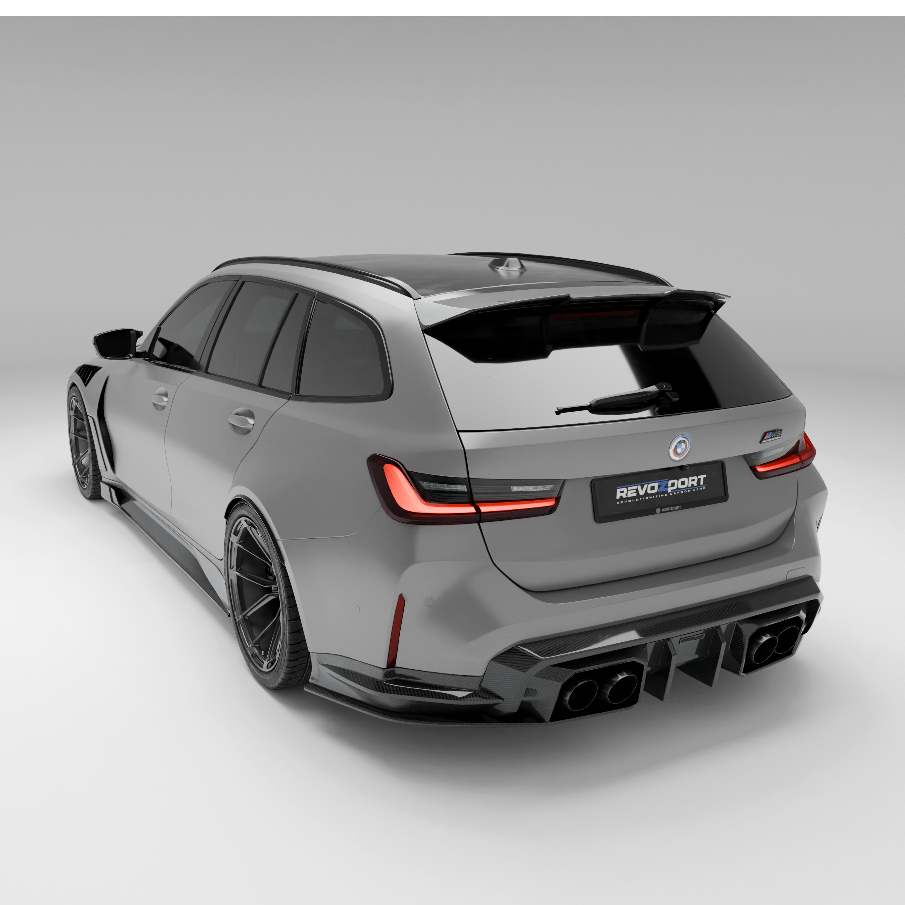 Dry-Carbon Heckdiffusor passend für BMW M3/M4 G80-G83 – Aerodynamik mit Struktur
