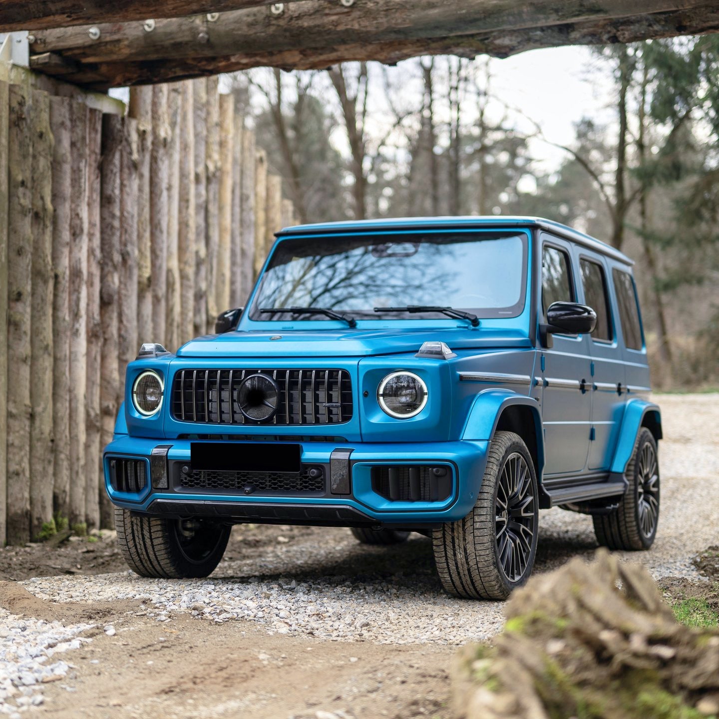 Dry-Carbon Frontaufsatz passend für Mercedes-Benz G-Klasse W465 – Markante Frontsignatur