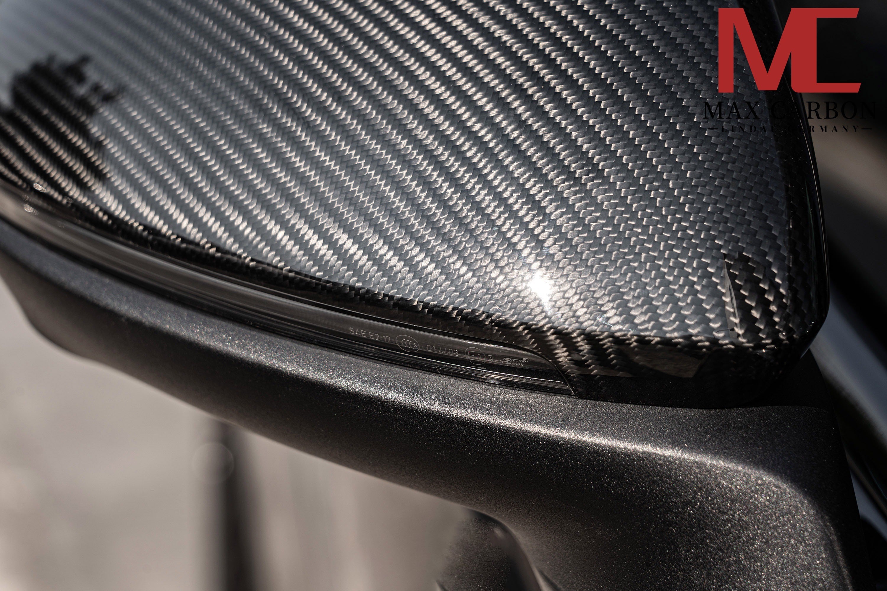 Dry-Carbon Spiegelkappen passend für Porsche Cayenne SUV & Coupé (9YA/9YB) – nur ca. 290 g
