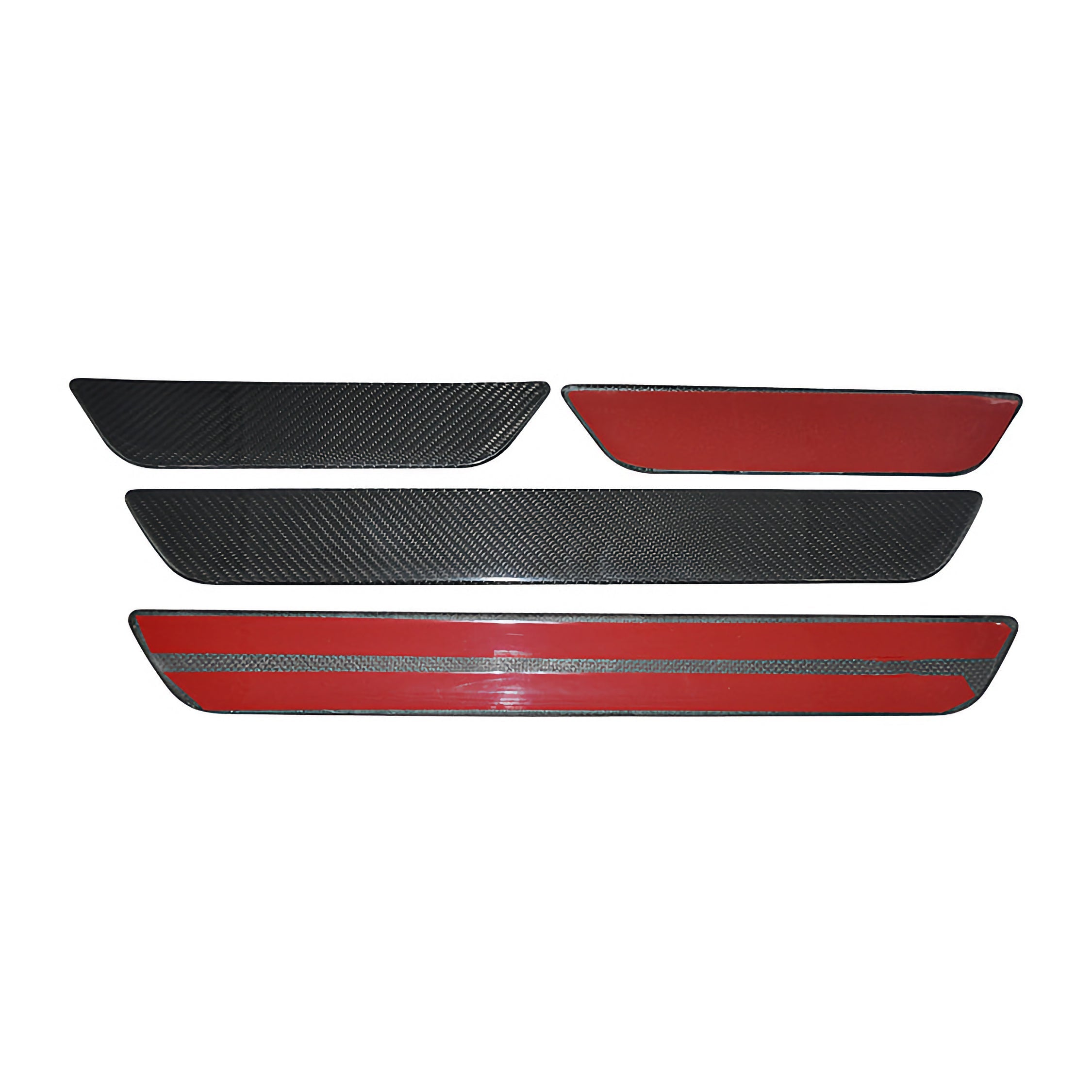 DRY CARBON Performance TÜR Einstiegsleiste Blenden Aufsatz im Satz für TESLA MODEL Y