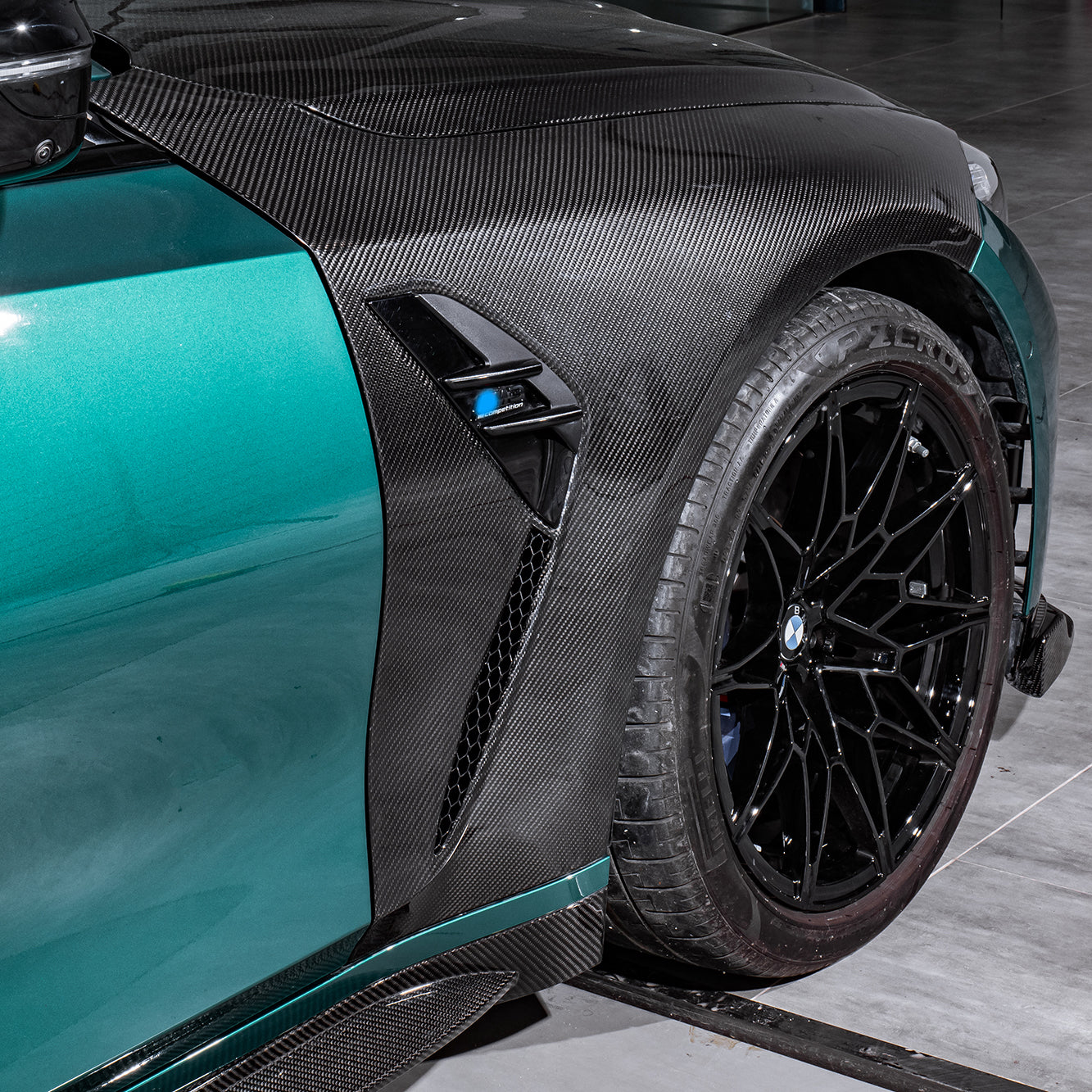 Carbon Kotflügel mit Gutachten passend für BMW M3/M4 G80/G81, Echtcarbon - Getsdowned