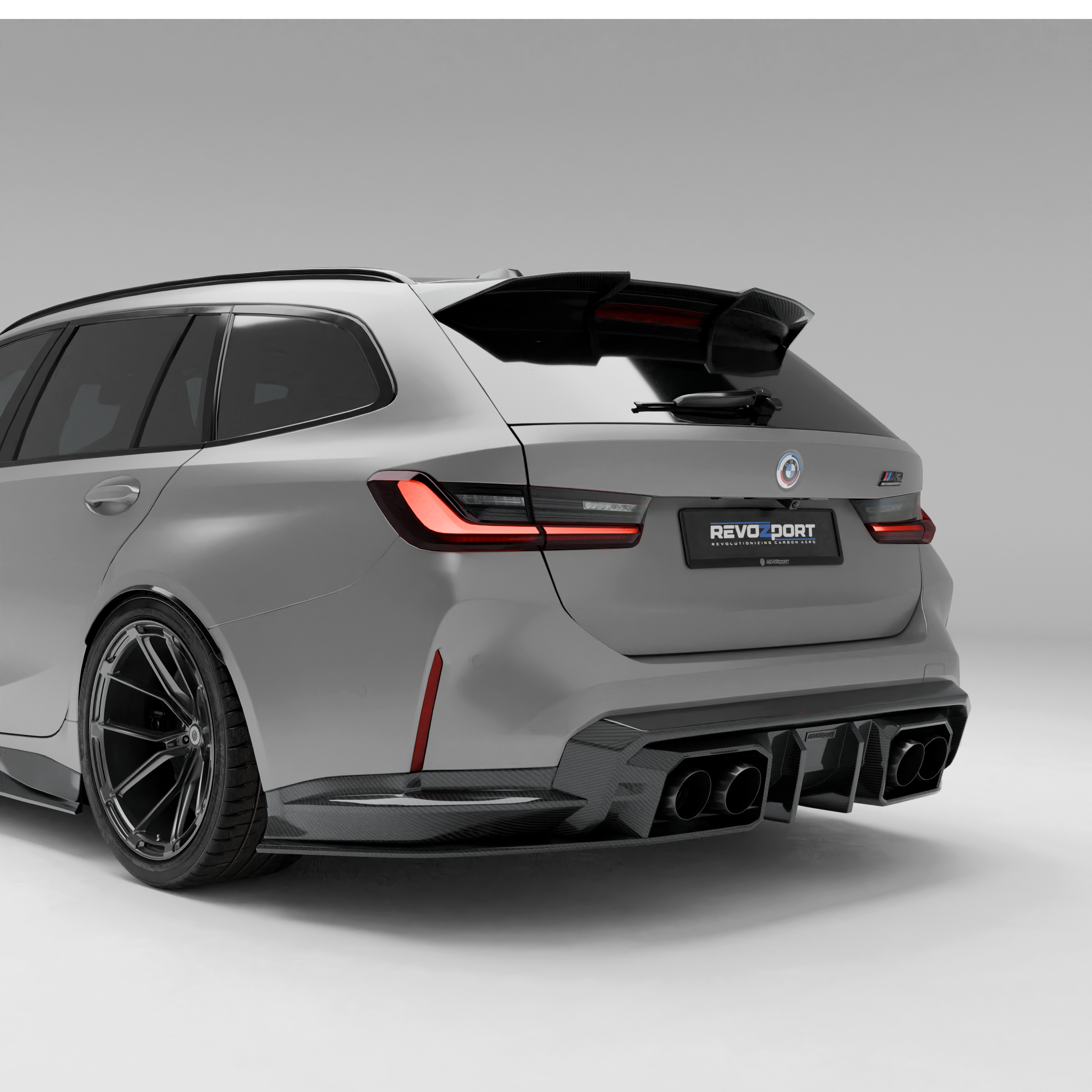 Dry-Carbon Heckdiffusor passend für BMW M3/M4 G80-G83 – Aerodynamik mit Struktur