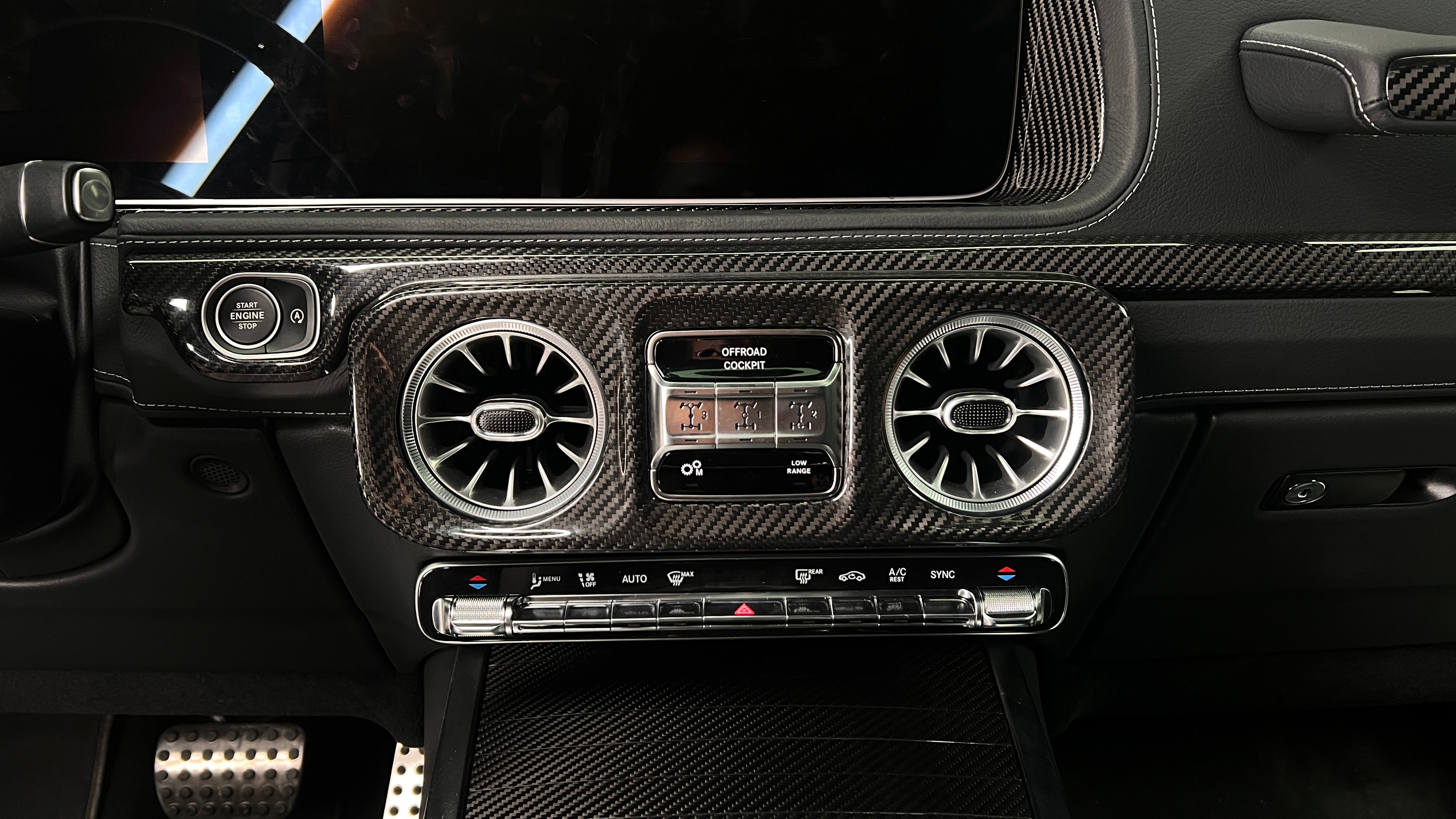 Carbon Armaturenbrett passend für Mercedes G-Klasse W465