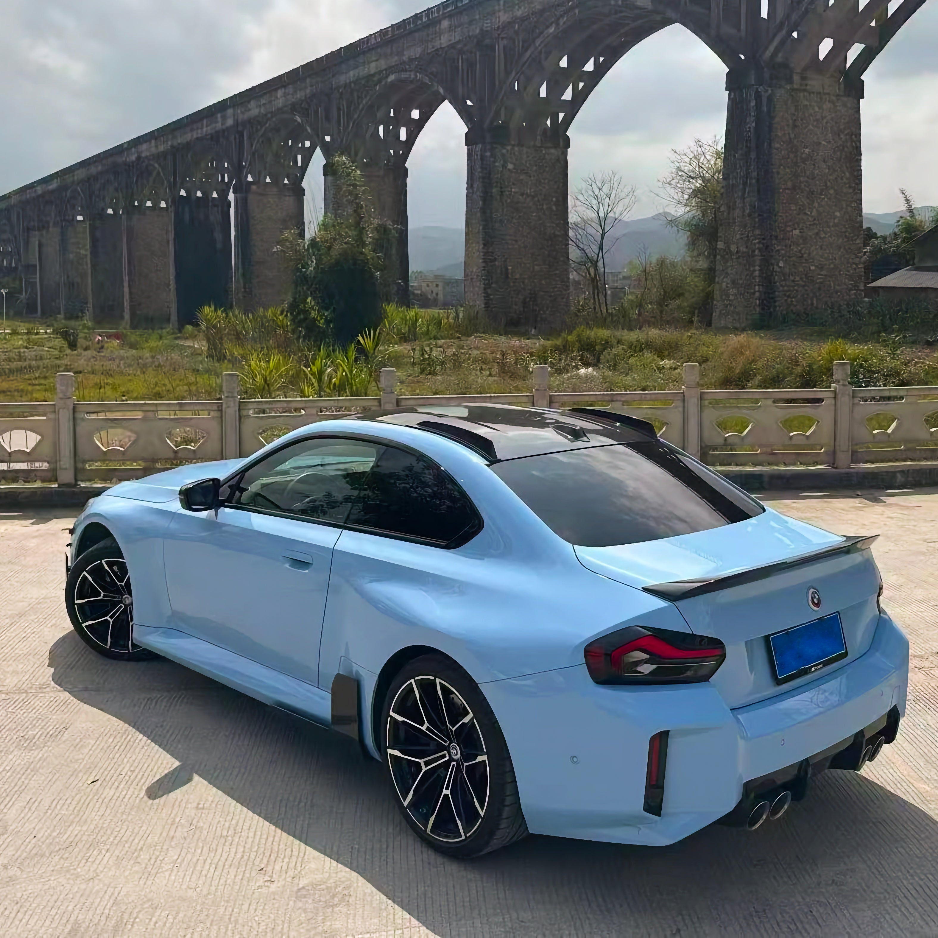 Dry Carbon Dach-Canards AERO FLAPS passend für BMW M2 G87 / M2 CS