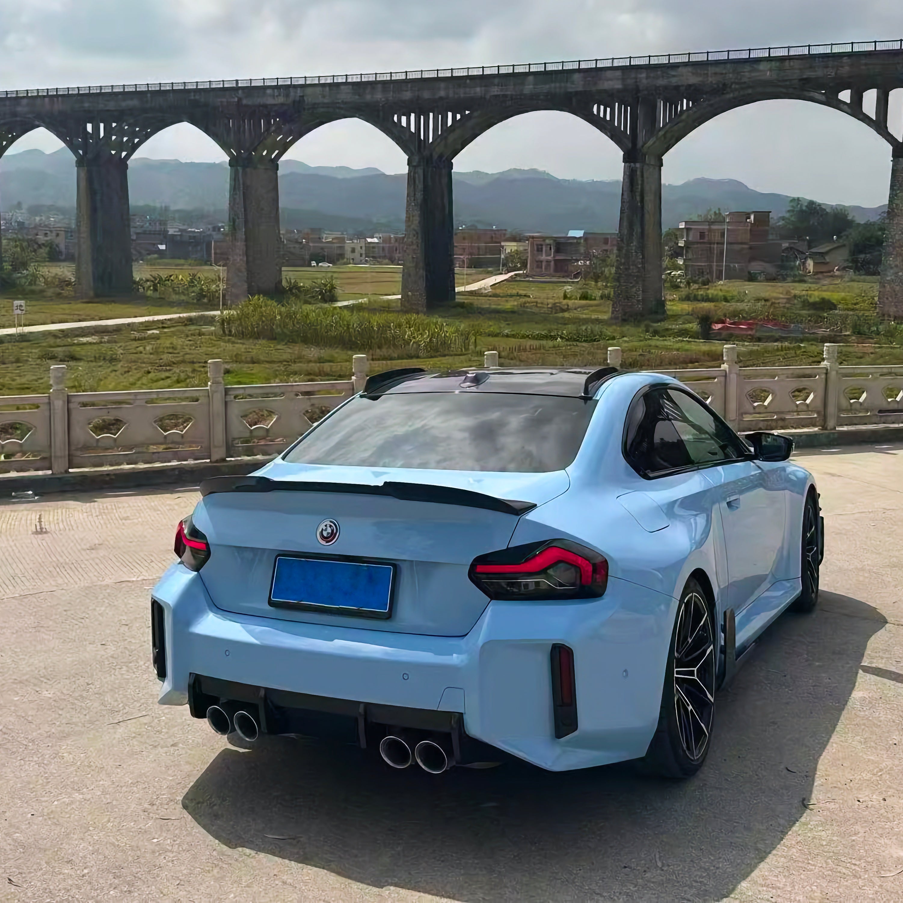 Dry Carbon Dach-Canards AERO FLAPS passend für BMW M2 G87 / M2 CS