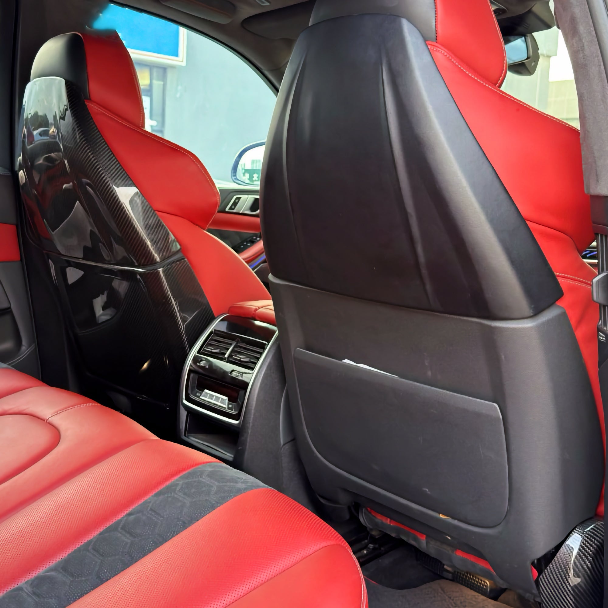 Dry-Carbon Sitzcover Aufsatz passend für BMW M5 F90 / X5M F95 / X6M F96 – Performance Seating