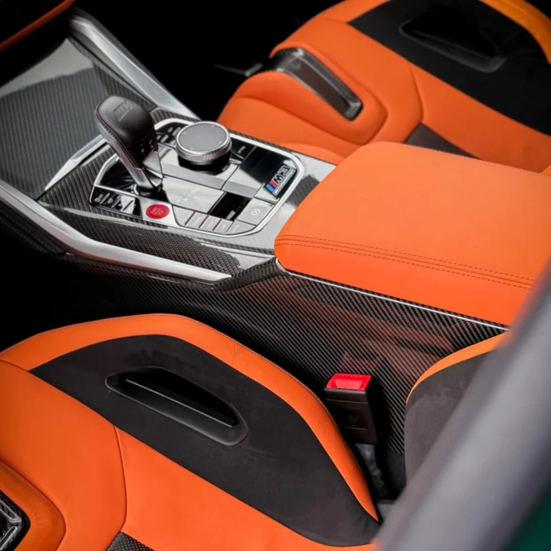 Carbon Fiber lnterior Center Console suitable for BMW G20 G42 G22 G80 G82 G87