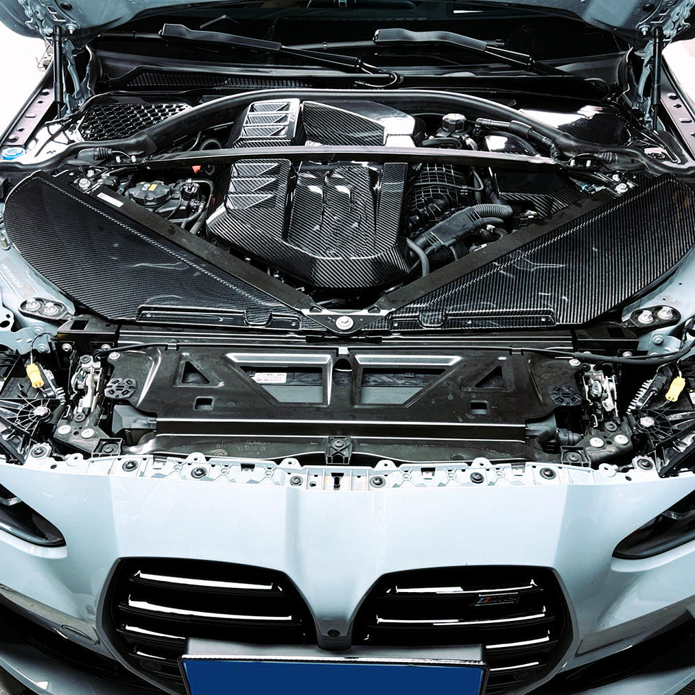 Dry Carbon Motorraum Abdeckung für BMW M2 M3 M4 G80 G81 G82 G83