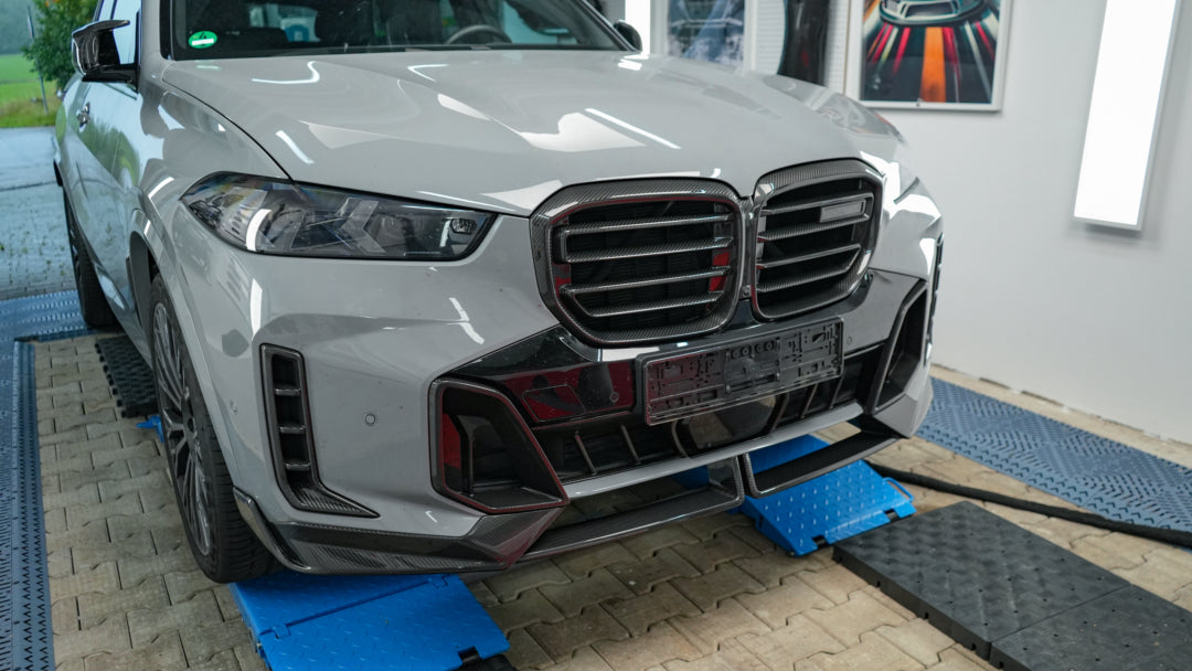 Dry-Carbon Kühlergrill-Nieren passend für BMW X5 G05 LCI – Carbon-Front statt Serie