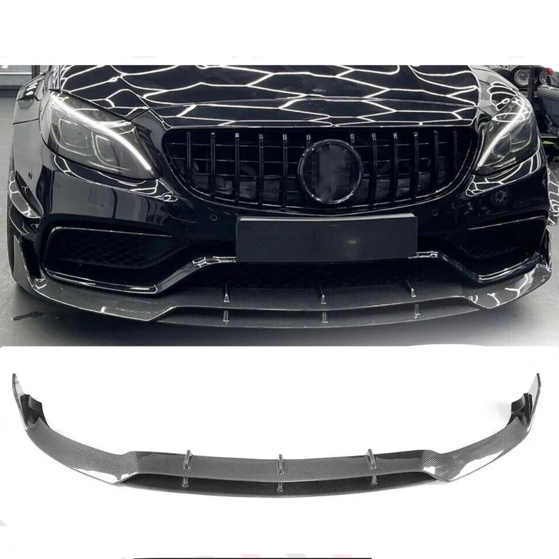 Carbon Fiber Frontspoiler v1 passend für Mercedes W205 C63