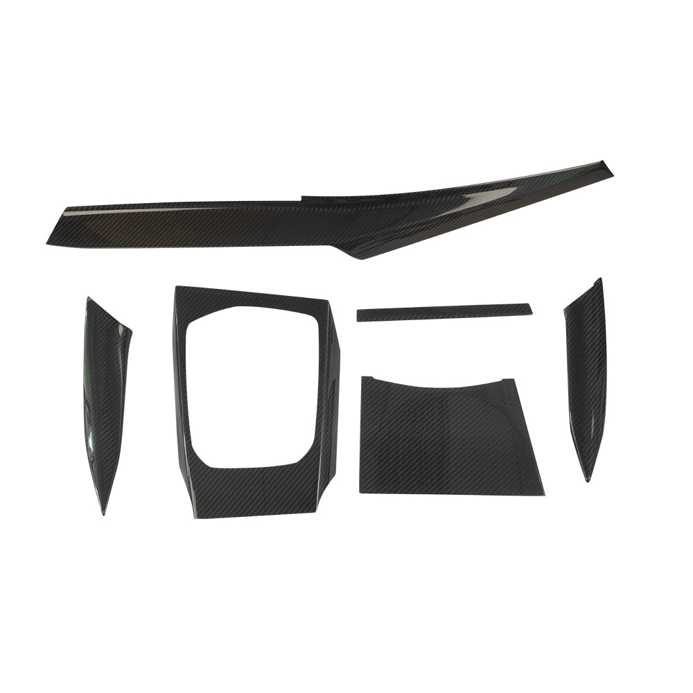 Dry Carbon Mittelkonsolen Blenden Set für BMW G20 G21 G22 G23 G26 G42 G80 G81 G82 G83 G87