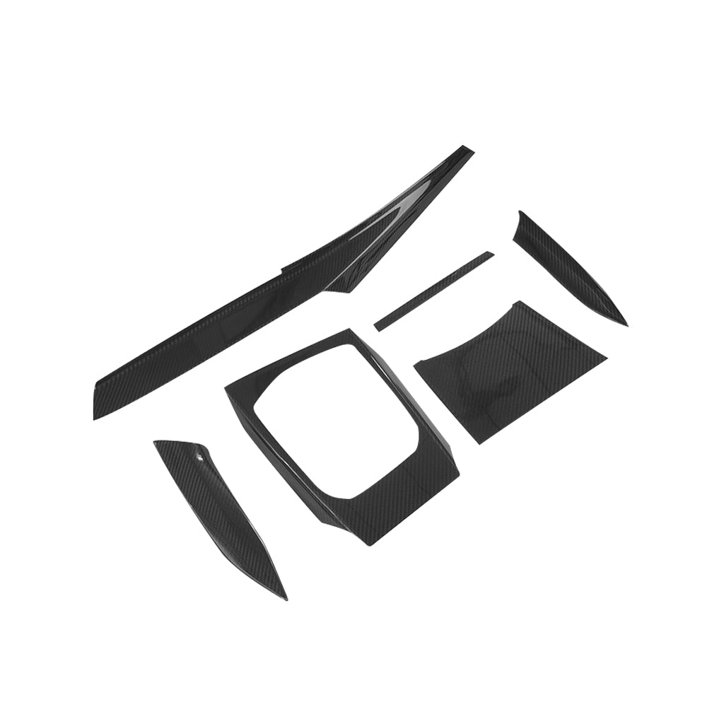 Dry Carbon Mittelkonsolen Blenden Set für BMW G20 G21 G22 G23 G26 G42 G80 G81 G82 G83 G87
