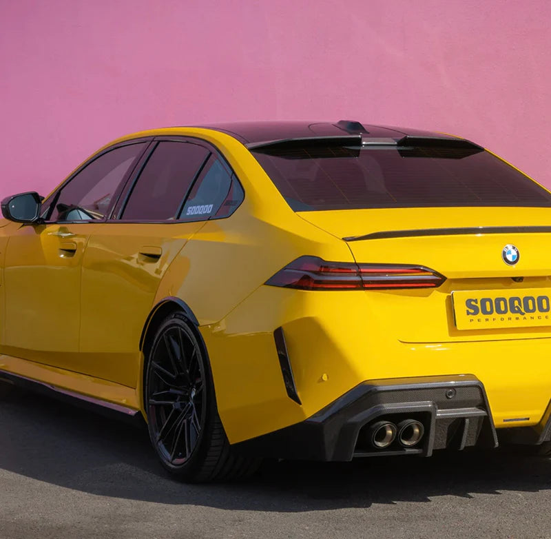 Carbon Fiber Reflektoren Streifen Abdeckung passend für BMW M5 G90