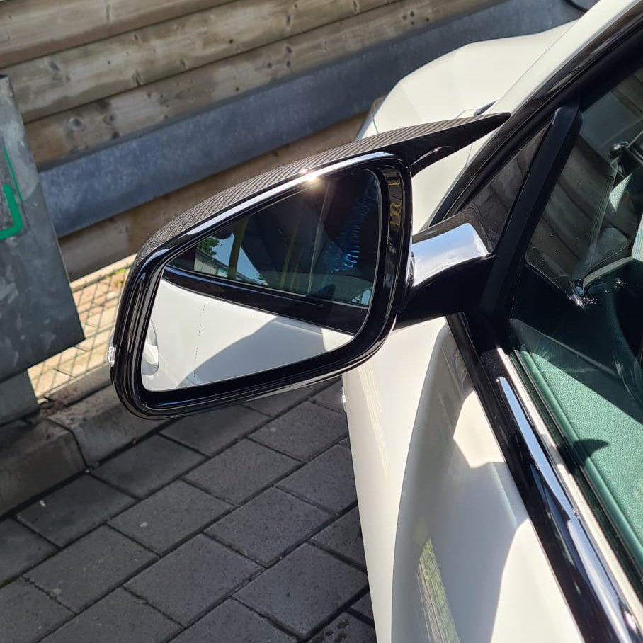Dry-Carbon Spiegelkappen passend für BMW Z4 G29 / 1er F40 / 2er F44 & Toyota GR Supra A90 – Carbon statt Lack