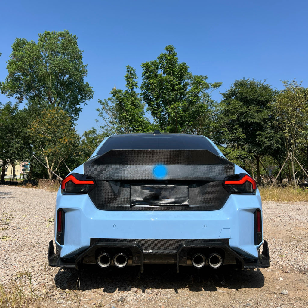 Dry Carbon Sport Heckklappe Carbon Klappe passend für BMW M2 G87 2er G42 Leichtbau inkl. Eintragung