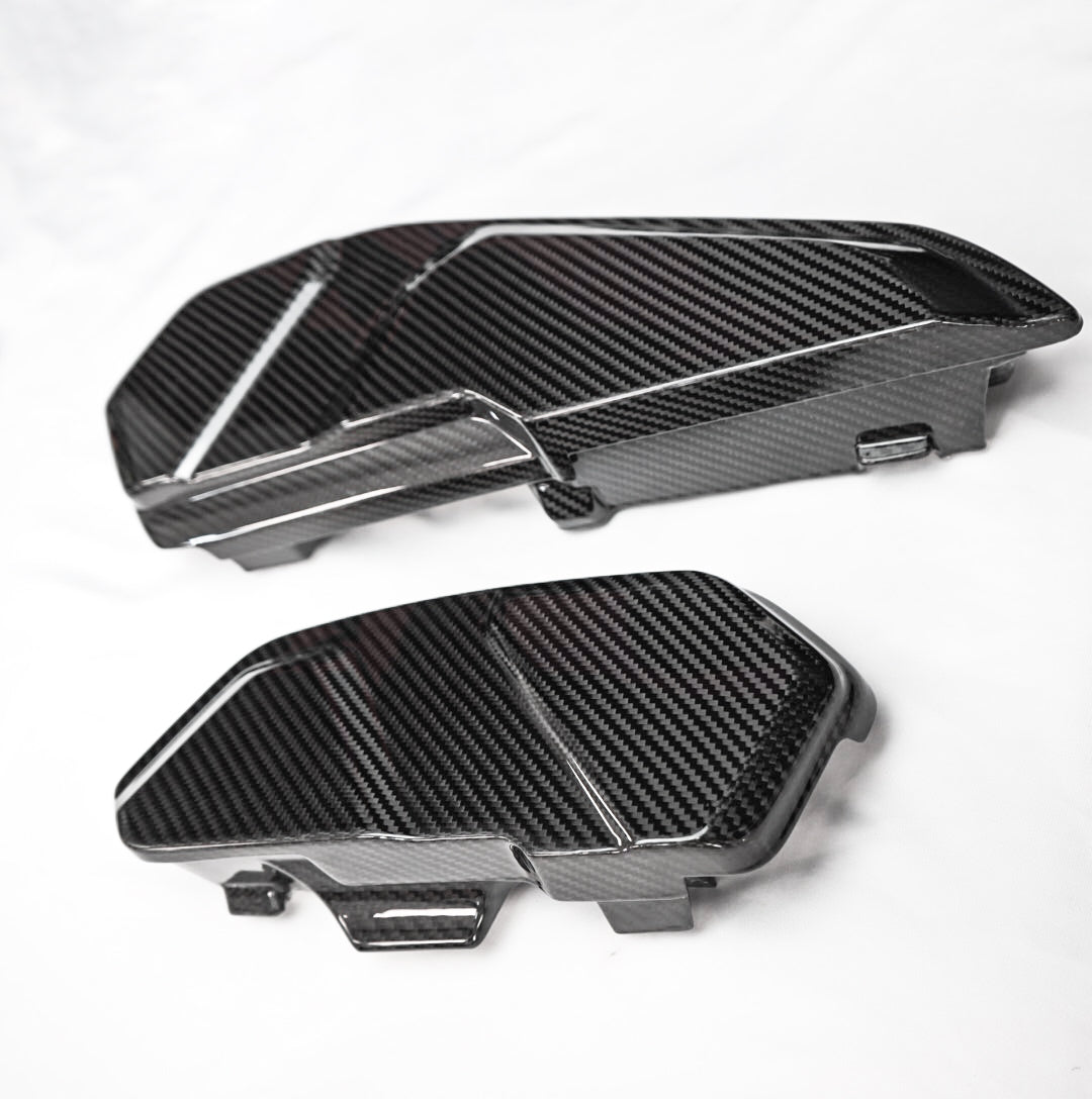 Dry Carbon Abdeckung Batterie und ECU Ersatz für BMW M5 F90 M8 F91 F92 F93 inkl. LCI
