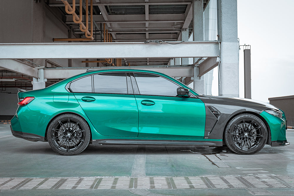 Carbon Kotflügel mit Gutachten passend für BMW M3/M4 G80/G81, Echtcarbon - Getsdowned