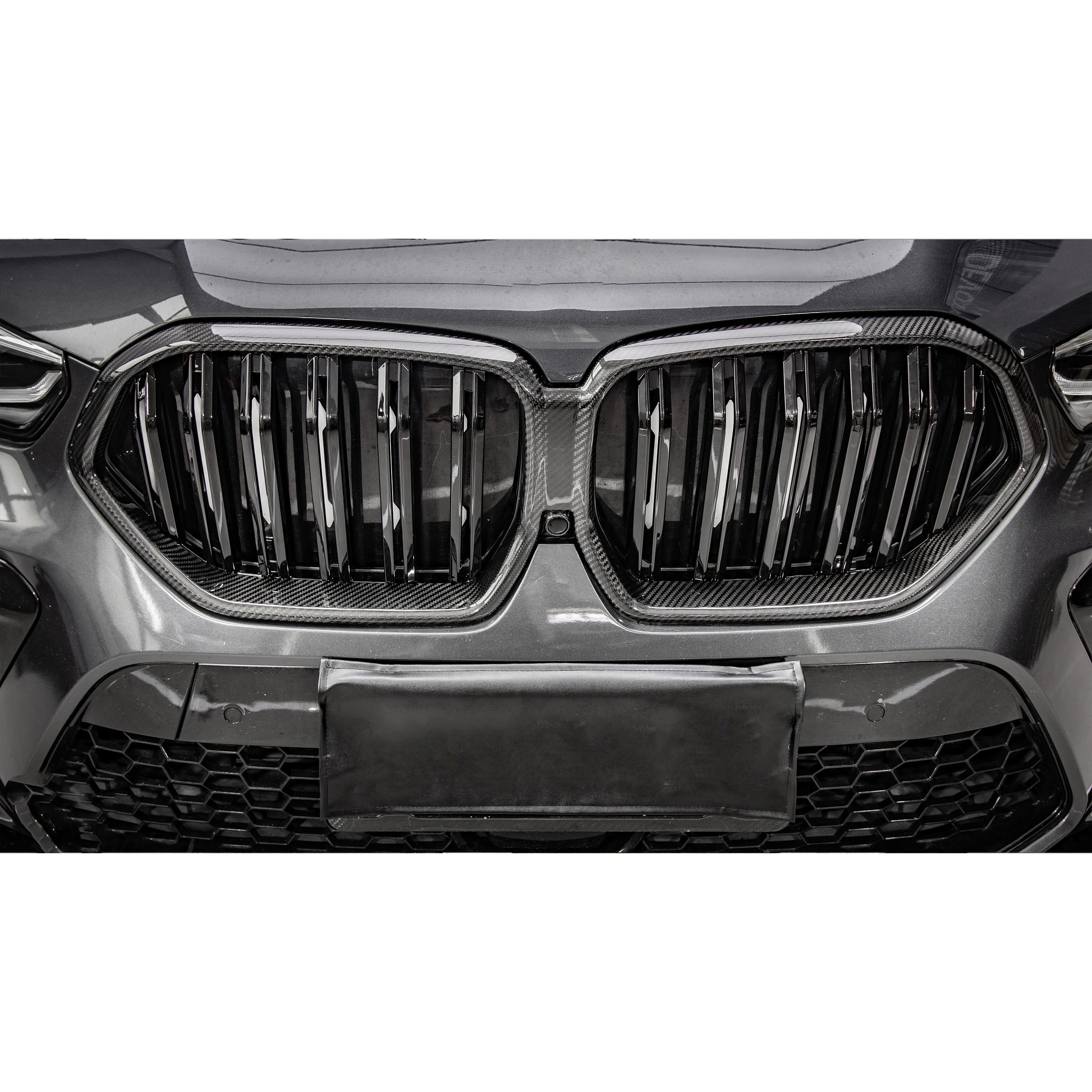 Dry Carbon Kühlergrill Nieren für BMW X6 G06 LCI & X6M F96 LCI