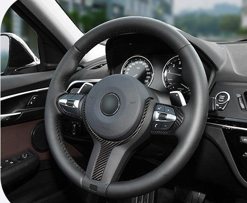 MAX CARBON Performance Sport Blenden Lenkrad für BMW F20 F21 F22 F23 F30 F31 F32 F33 F34 F36 F15 F16 F25 F26 M135i M140i M235i M240i