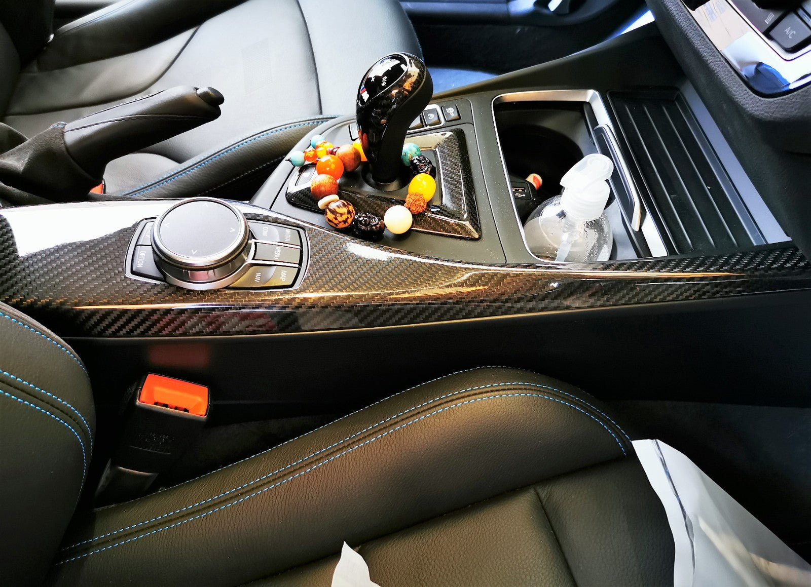 Dry Carbon DEKORLEISTEN Mittelkonsole für BMW F20 F21 F22 M2 M2C F87