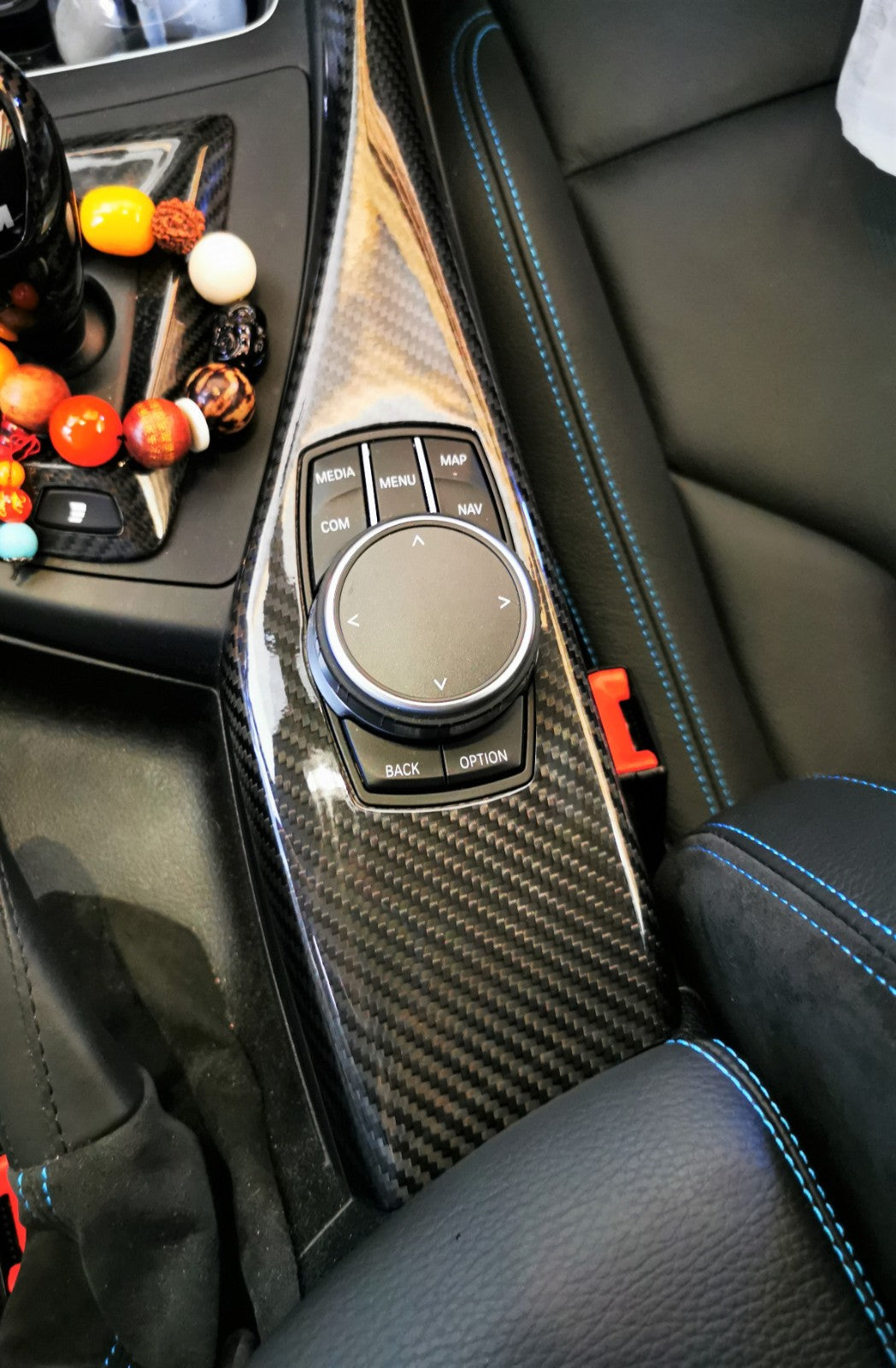 Dry Carbon DEKORLEISTEN Mittelkonsole für BMW F20 F21 F22 M2 M2C F87