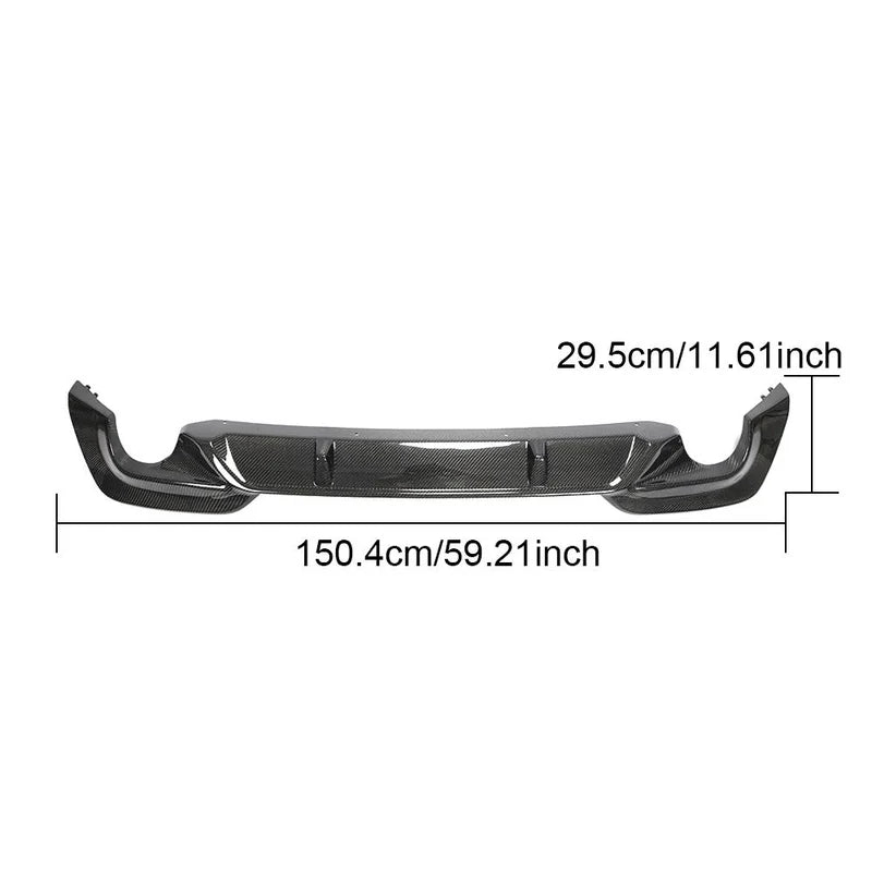 Carbon Fiber Heckdiffusor passend für BMW 3 Series G20 M Sport