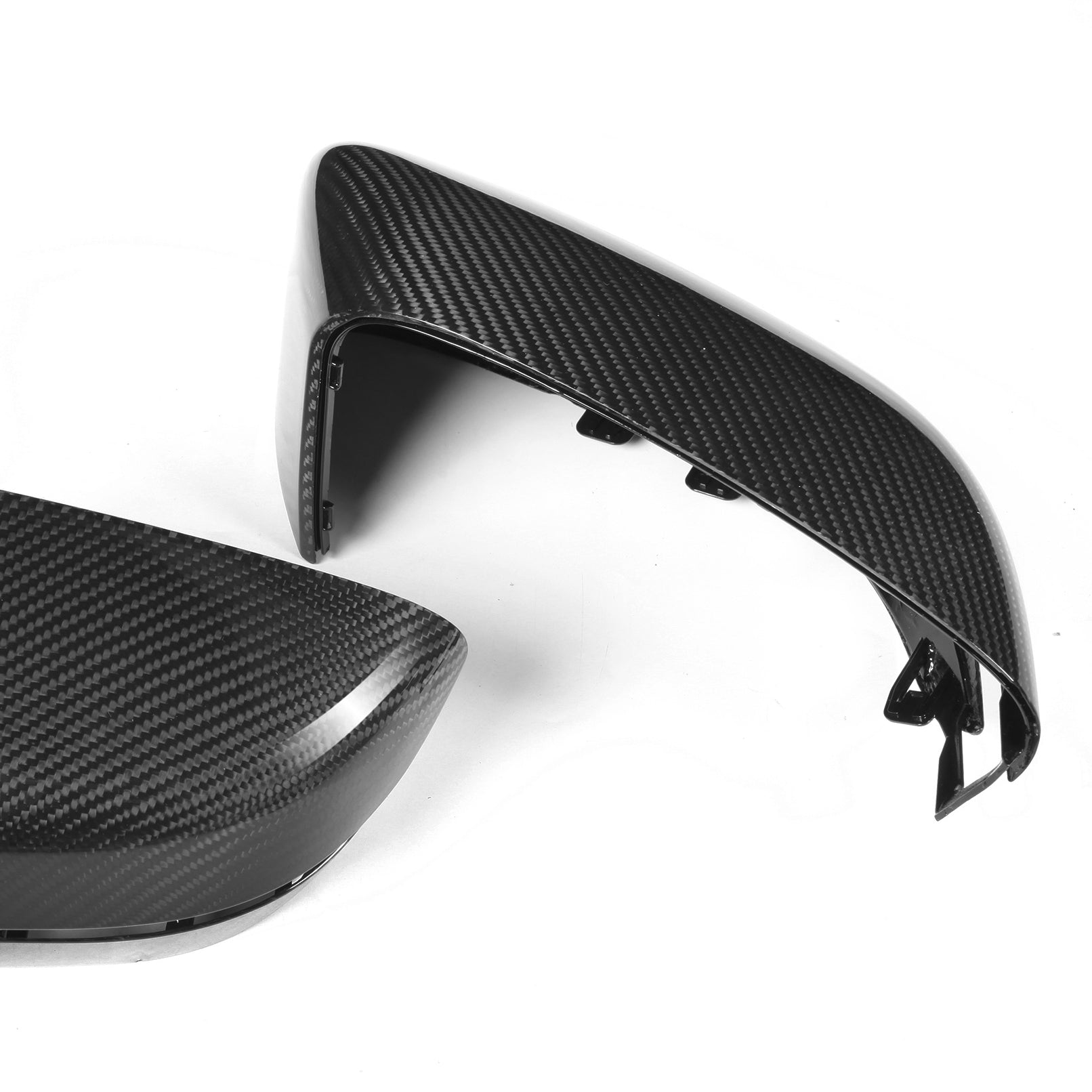 Dry-Carbon Spiegelkappen OEM-Style passend für BMW 5er/6er/7er/8er (G30 G31 G32 G11 G12 G14 G15 G16) – Carbonoptik im Originaldesign