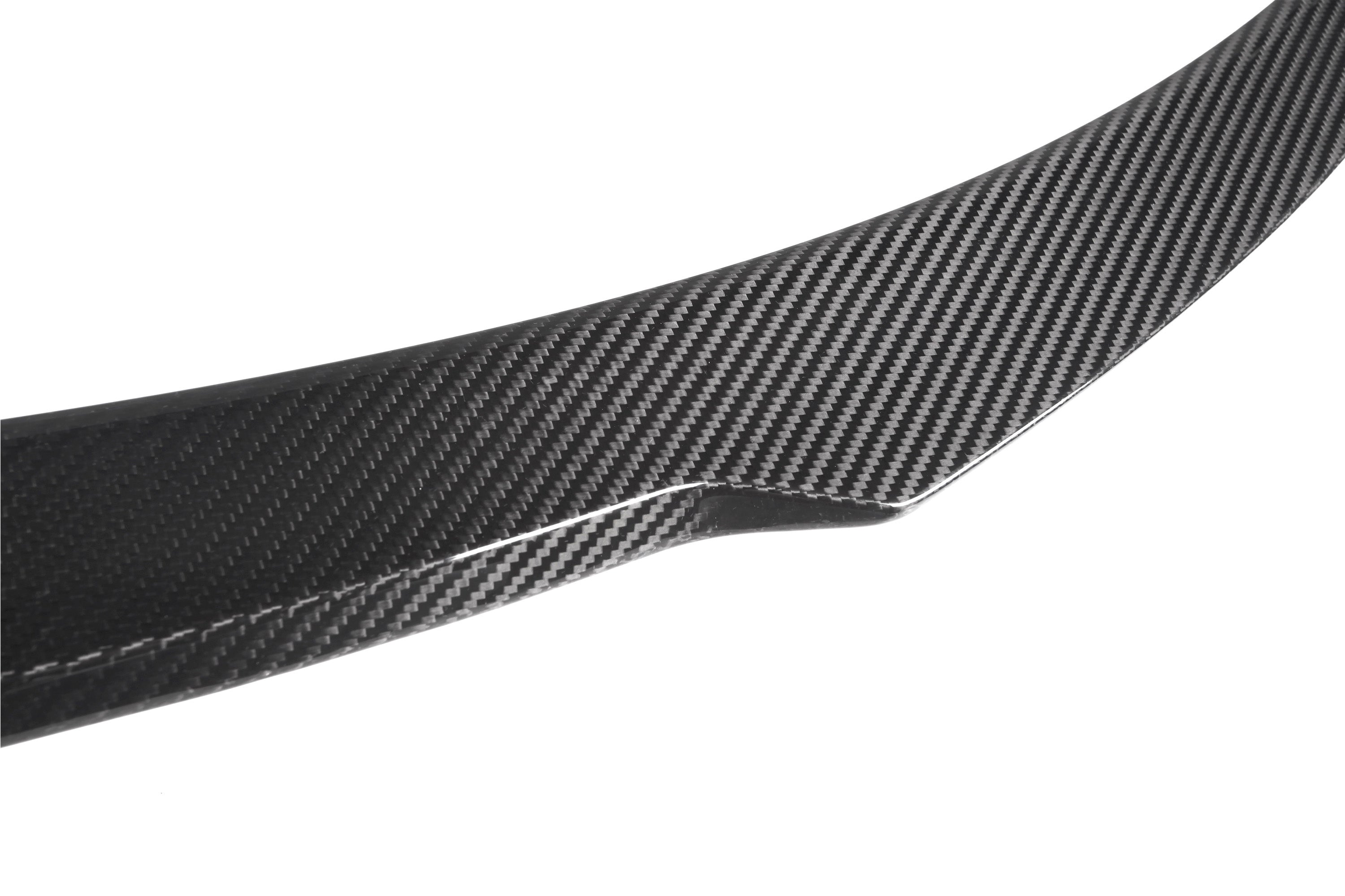 Dry-Carbon Heckspoiler „Ducktail" F Style passend für Mercedes-Benz CLA-Klasse W118 (CLA 45) – flaches F-Profil fürs Heck