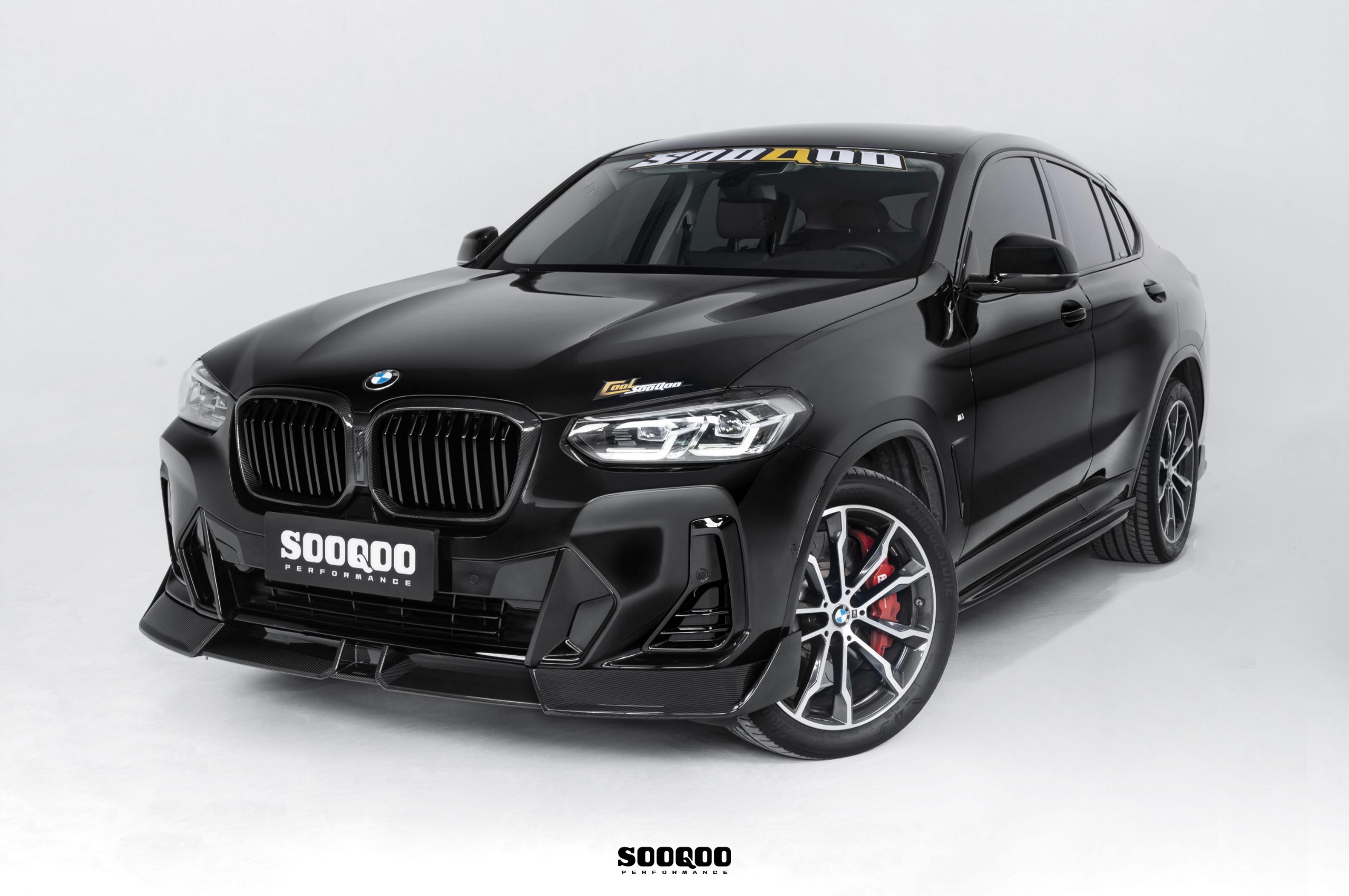 Carbon Frontlippe im SQ-B-Style passend für BMW X3 G01 LCI und X4 G02 LCI, Echtcarbon - Getsdowned