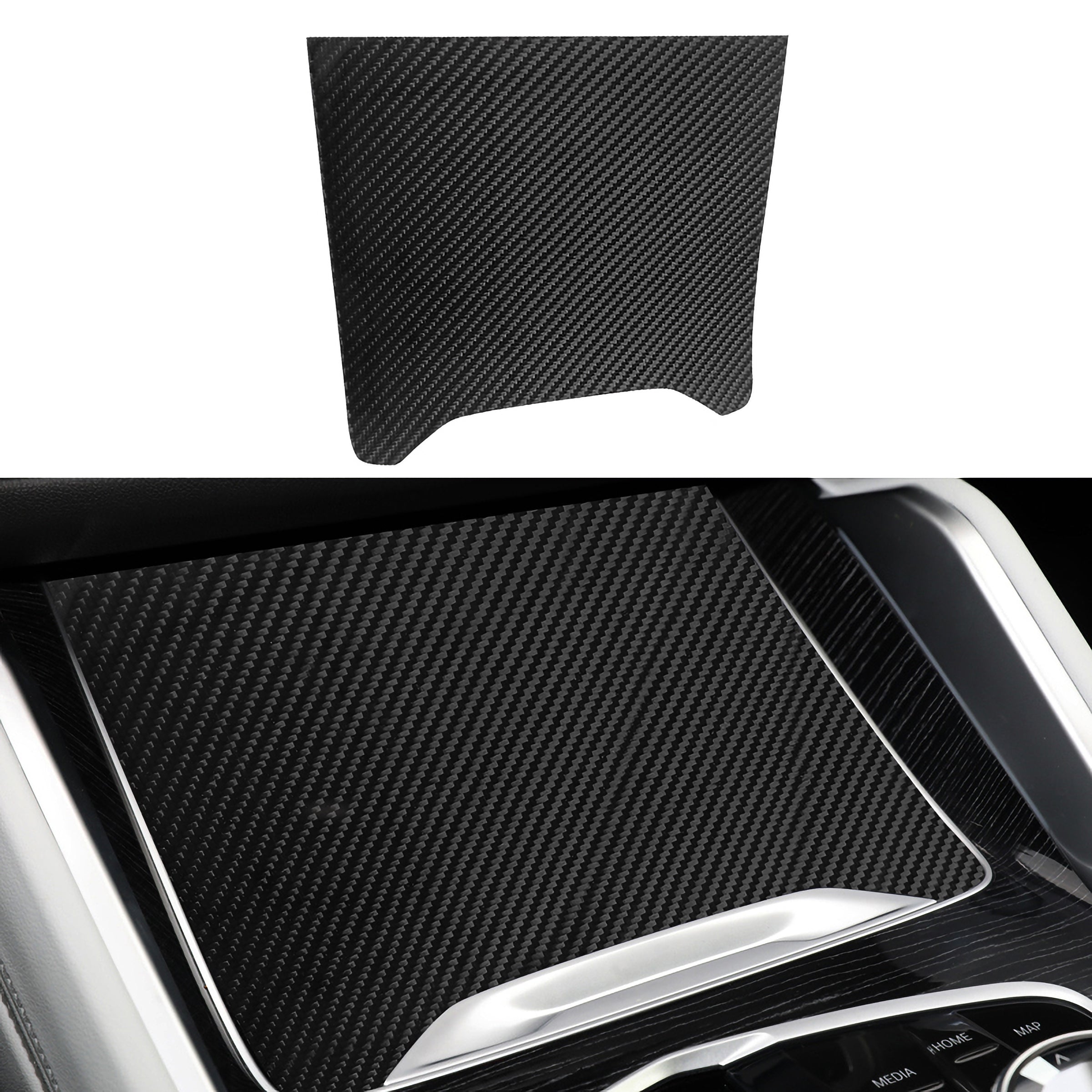 Dry Carbon Mittelkonsolen Set passend für BMW X6 G06 LCI / X6M F96 LCI (10-teilig)