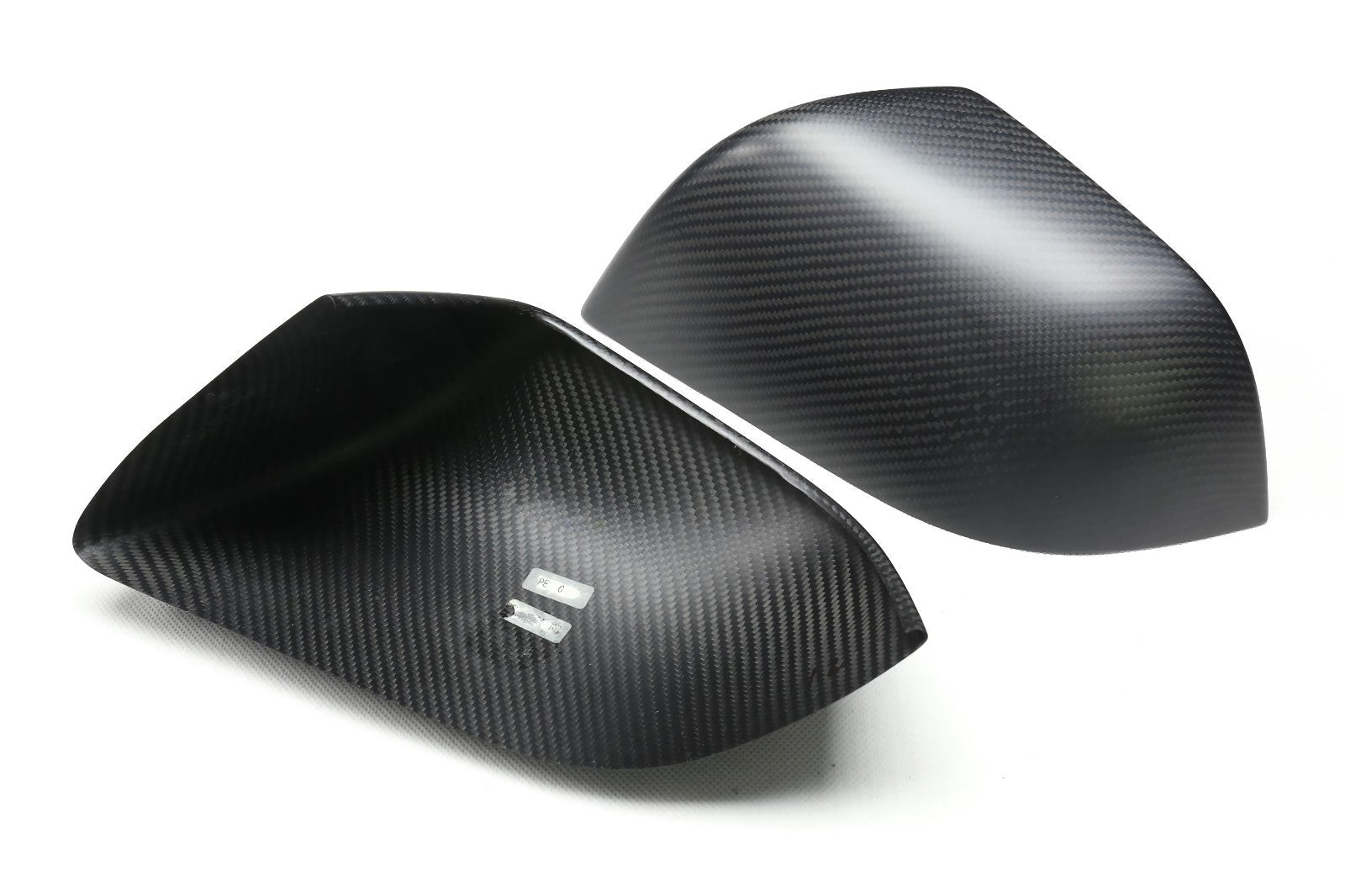 DRY CARBON Performance Aufsatz Spiegelkappen Mirror Cover für Tesla Model 3