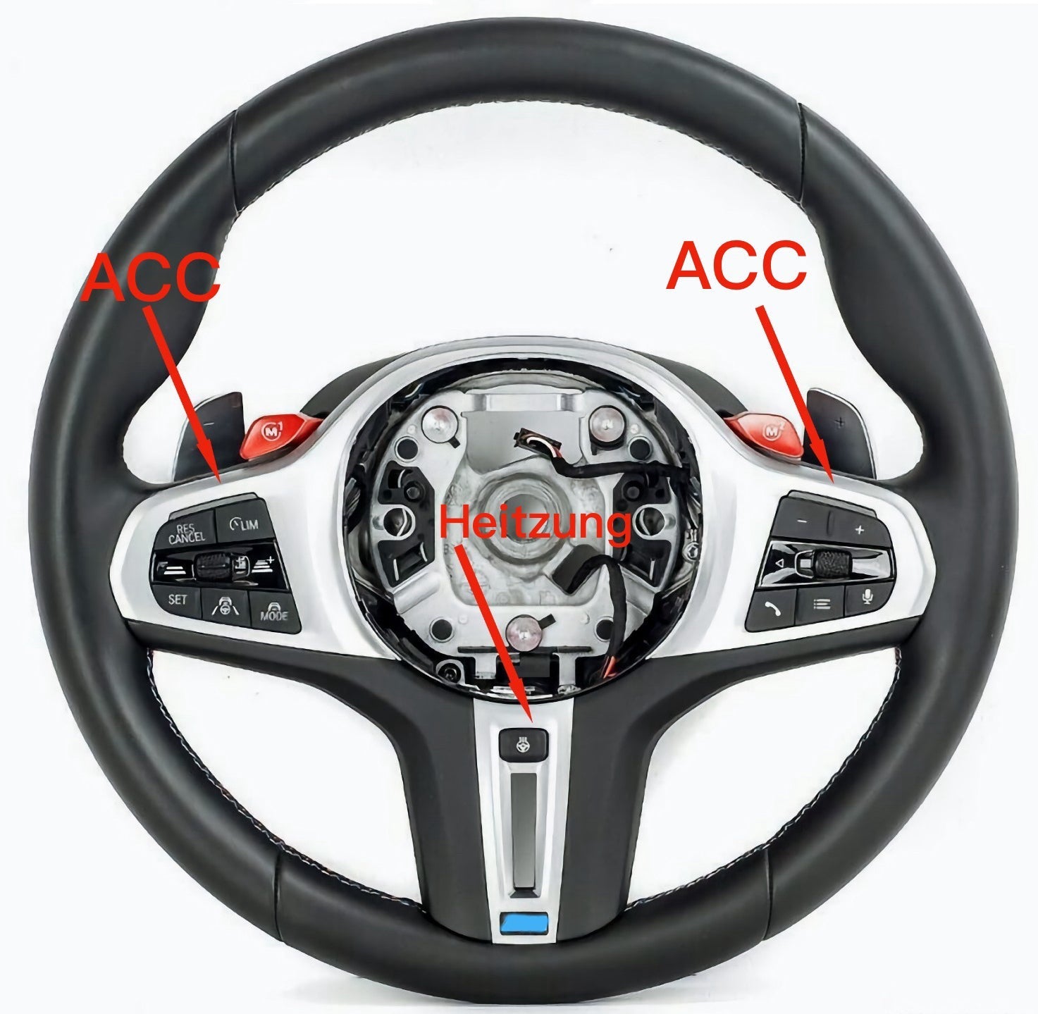 Dry Carbon Lenkrad Spange für BMW G30 G31 G32 G14 G15 G16 F90 F91 F92 F93 G01 G02 G05 G06 G07