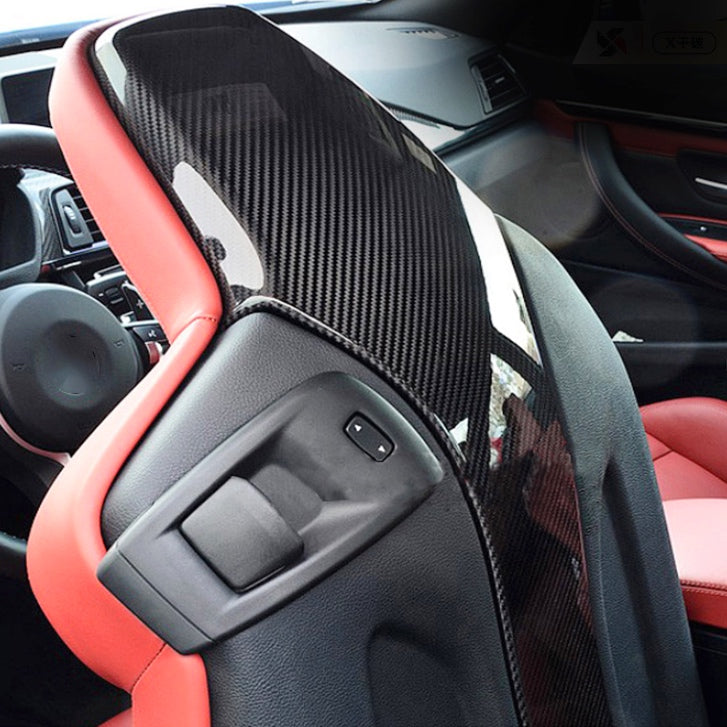 Dry Carbon Sitz Cover für BMW M2 F87 + Competition / M3 F80 / M4 F82 F83