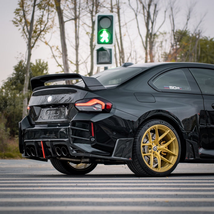 Dry Carbon Design Heckflügel Heckspoiler Ersatz für BMW M2 G87 inkl. LCI und CS M240i G42