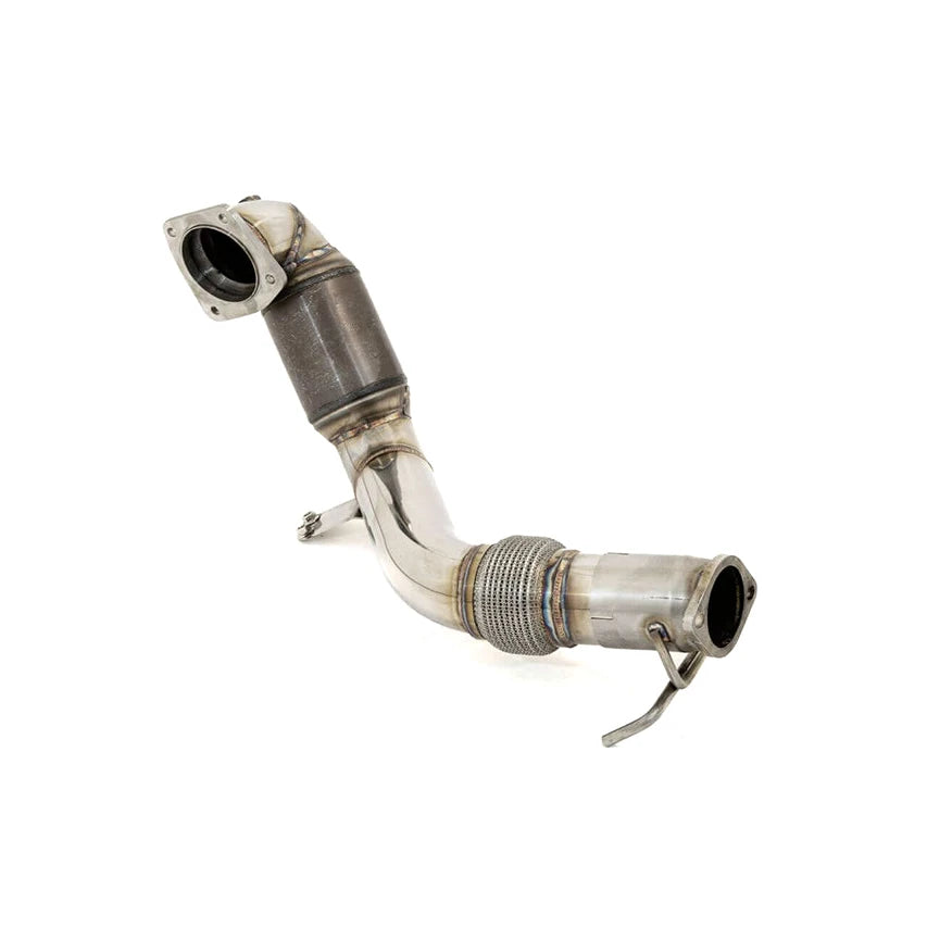 Aulitzky ECE Downpipe für Hyundai i30 N PD mit Sportkat, passend für nonOPF, sportliche Auspuffkomponente, Edelstahl.