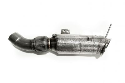 Aulitzky ECE Abgaskrümmer für BMW X3 X4 M40i G01 G02 B58 ab BJ 10/2019, Edelstahl, sportliches Downpipe-Design