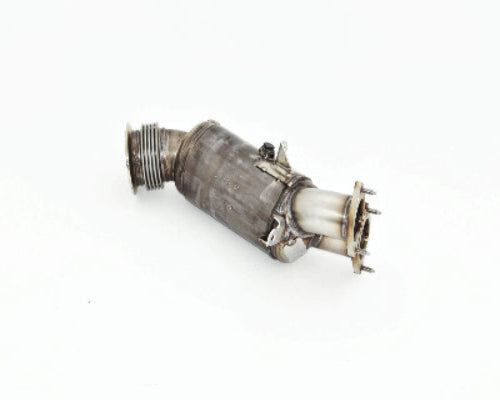 Aulitzky ECE Downpipe für BMW 135i/335i E-Serie N55, aus Edelstahl, mit Verbindungsstück und montierten Befestigungen