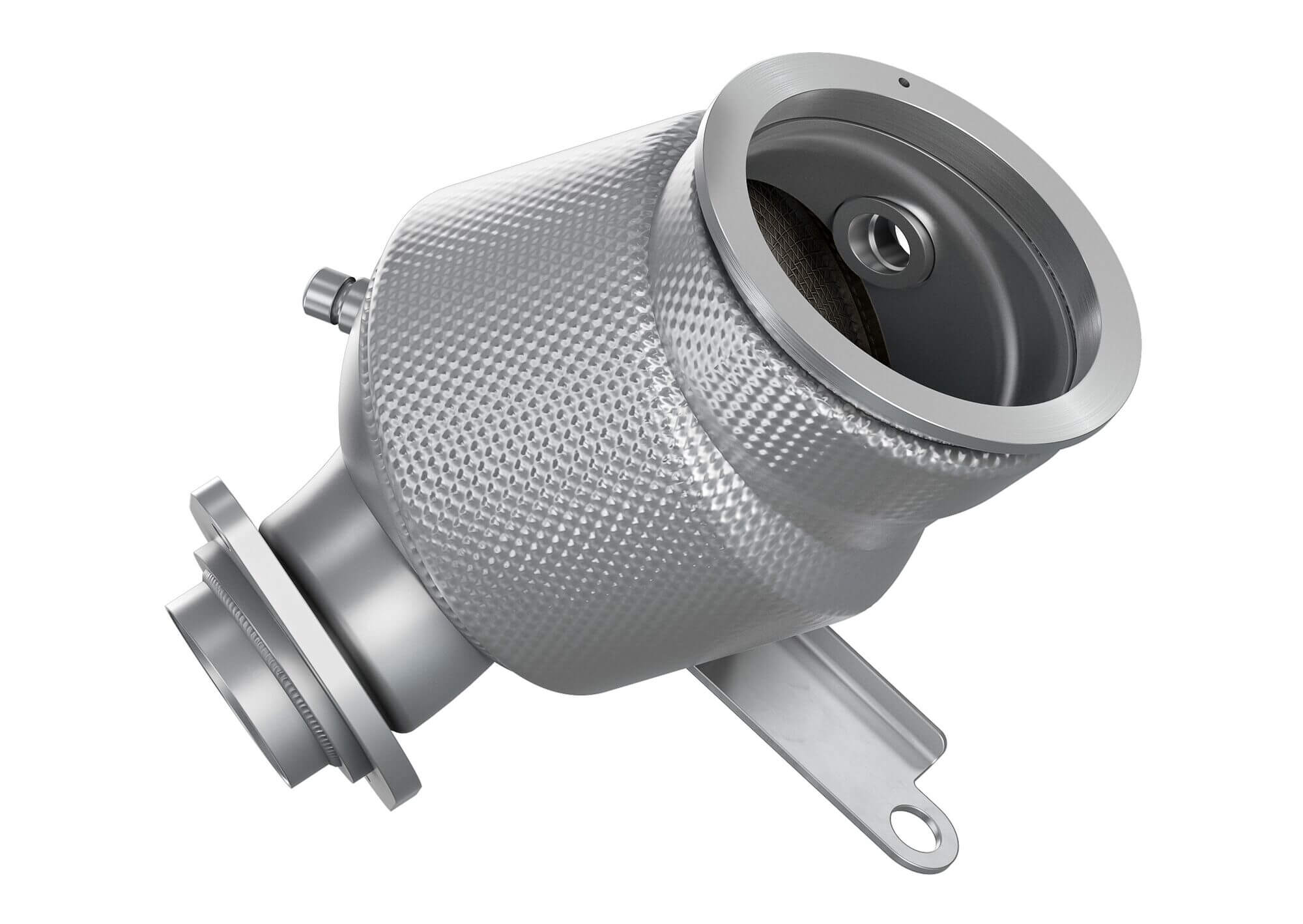 Aulitzky ECE Downpipe mit Sport-Kat für Toyota GR Yaris P21 1.6 Turbo, Edelstahl, sportliches Abgassystem, sichtbare Komponenten