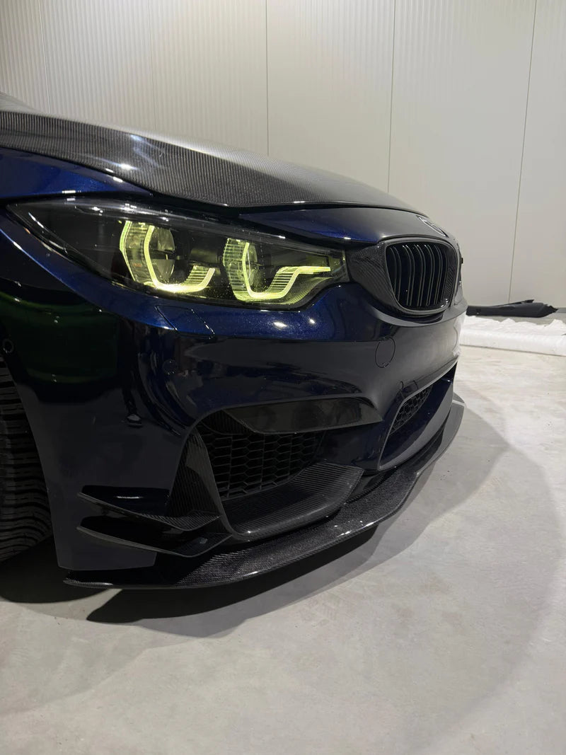 Carbon Fiber Front Spoiler V2 passend für BMW M3 F80 M4 F82 & F83