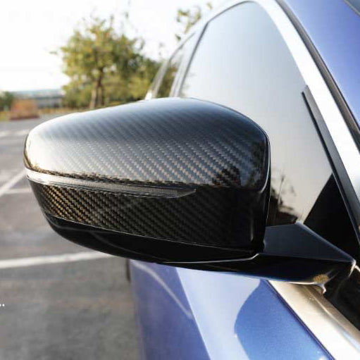 Dry-Carbon Spiegelkappen OEM-Style passend für BMW 5er/6er/7er/8er (G30 G31 G32 G11 G12 G14 G15 G16) – Carbonoptik im Originaldesign