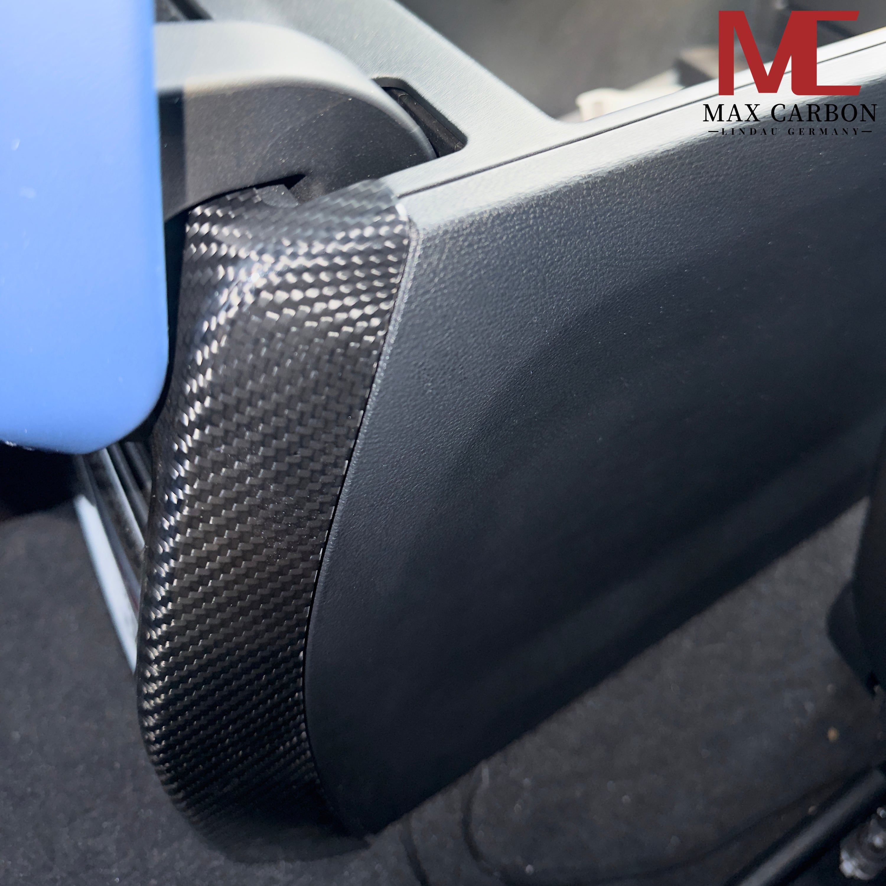 Dry Carbon Mittelkonsolen Abdeckung für BMW M3 G80 G81 / M4 G82 G83 / M2 G87 / 2er G42 / 3er G20 G21 / 4er G22 G23 G26