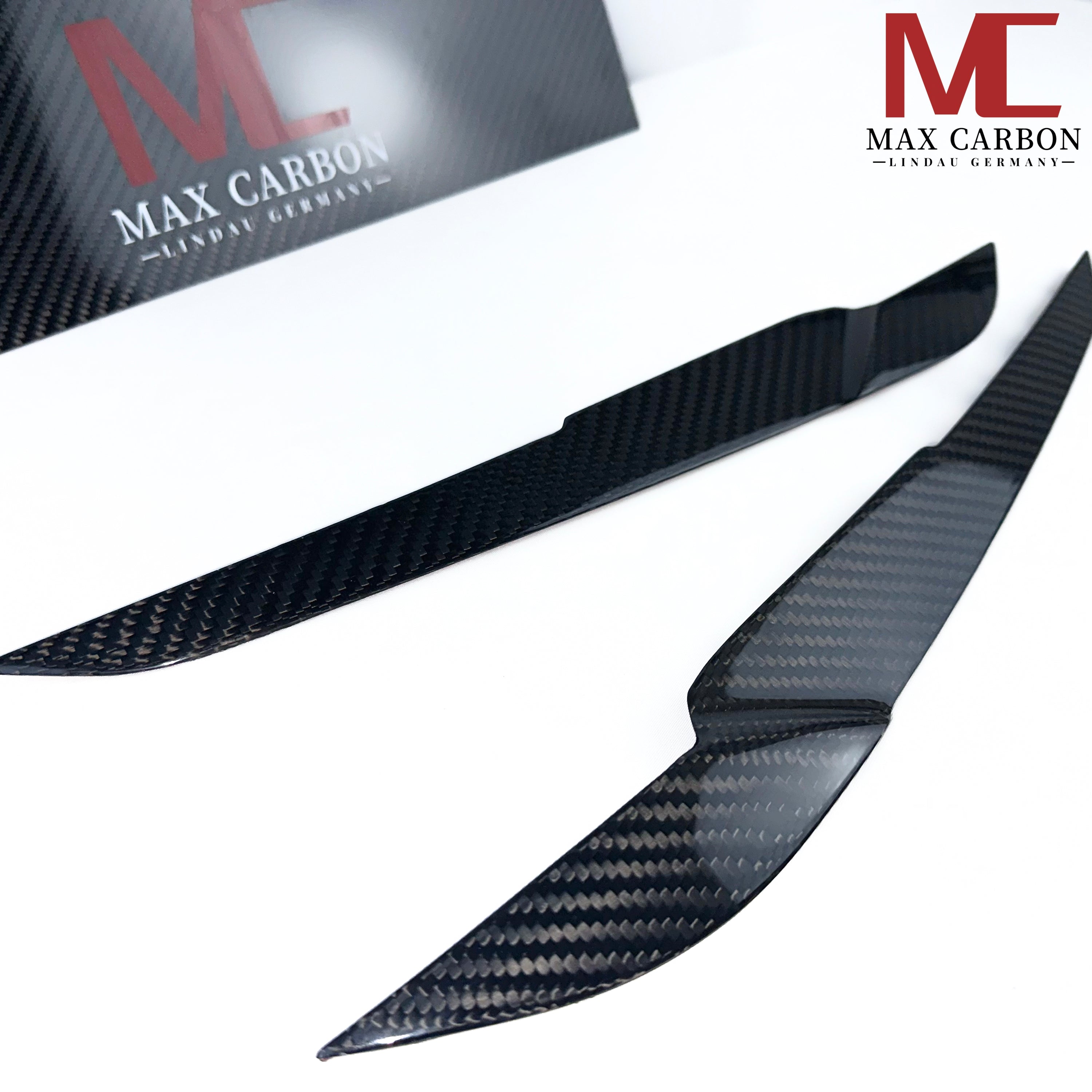 Dry-Carbon Scheinwerfer Cover passend für BMW M3 G80 / G81 / M4 G82 / G83 / 4er G22 / G23 / G26 – Aggressive Augenlider