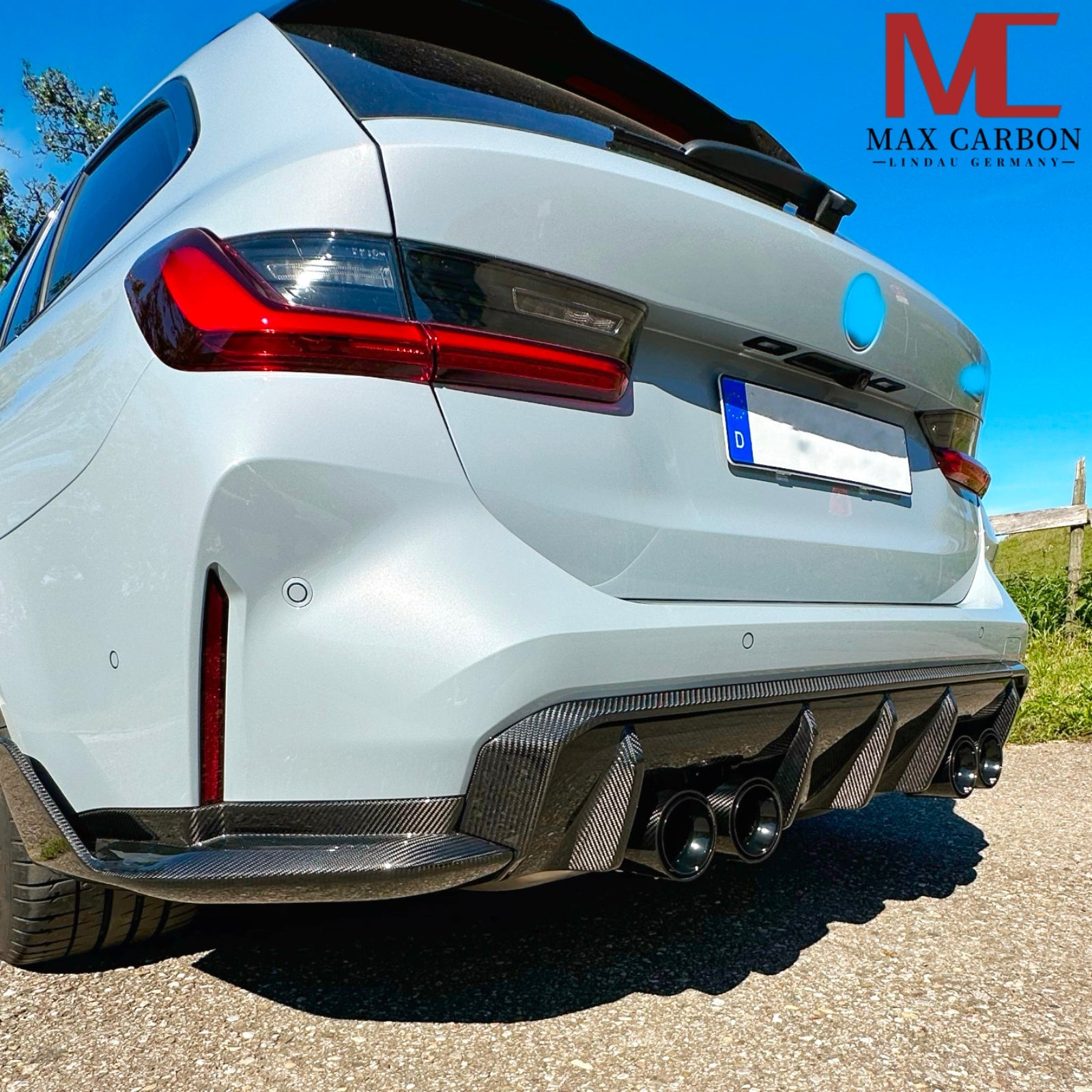 Dry Carbon Heck Winglets "Performance Style" für BMW M3 G80 G81 / M4 G82 G83