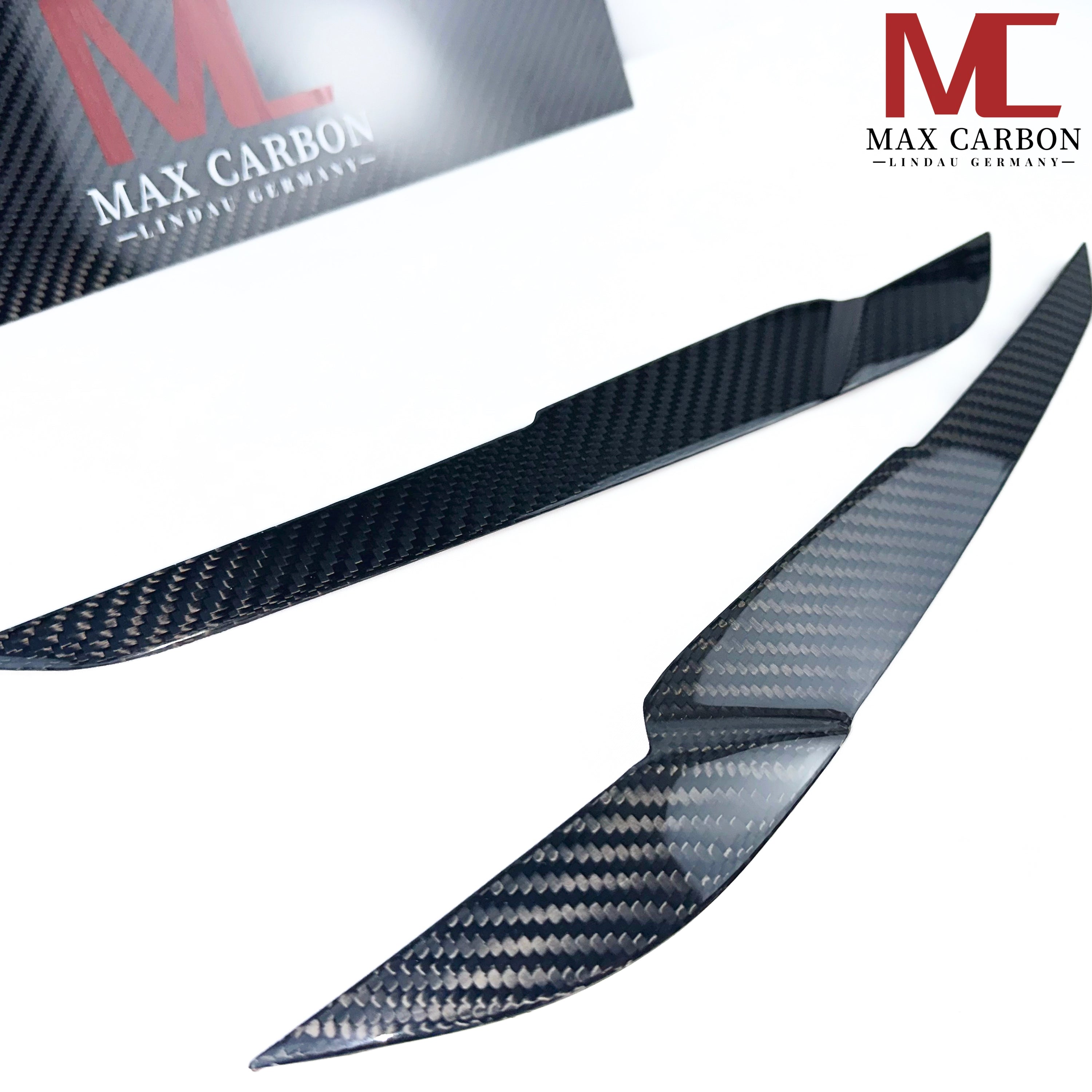 Dry-Carbon Scheinwerfer Cover passend für BMW M3 G80 / G81 / M4 G82 / G83 / 4er G22 / G23 / G26 – Aggressive Augenlider