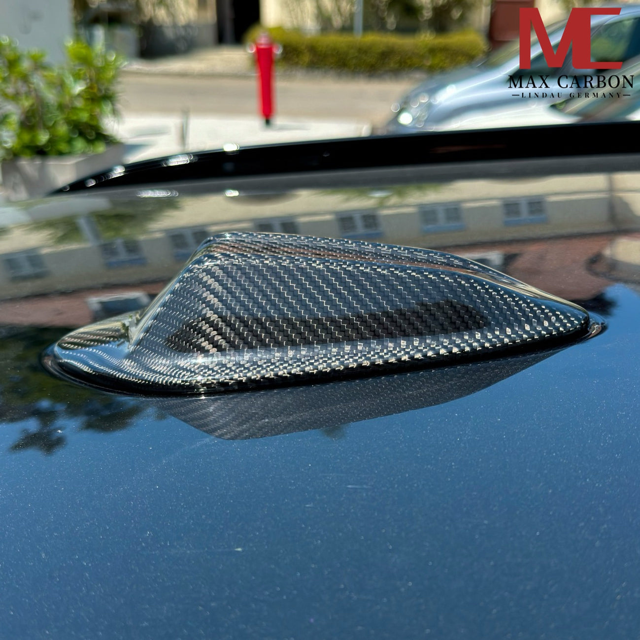 Dry Carbon "Shark Fin" Antennen Cover für BMW 3er G21 M3 G81 G01 G02 G05 G06 G07 F95 F96 F97 F98