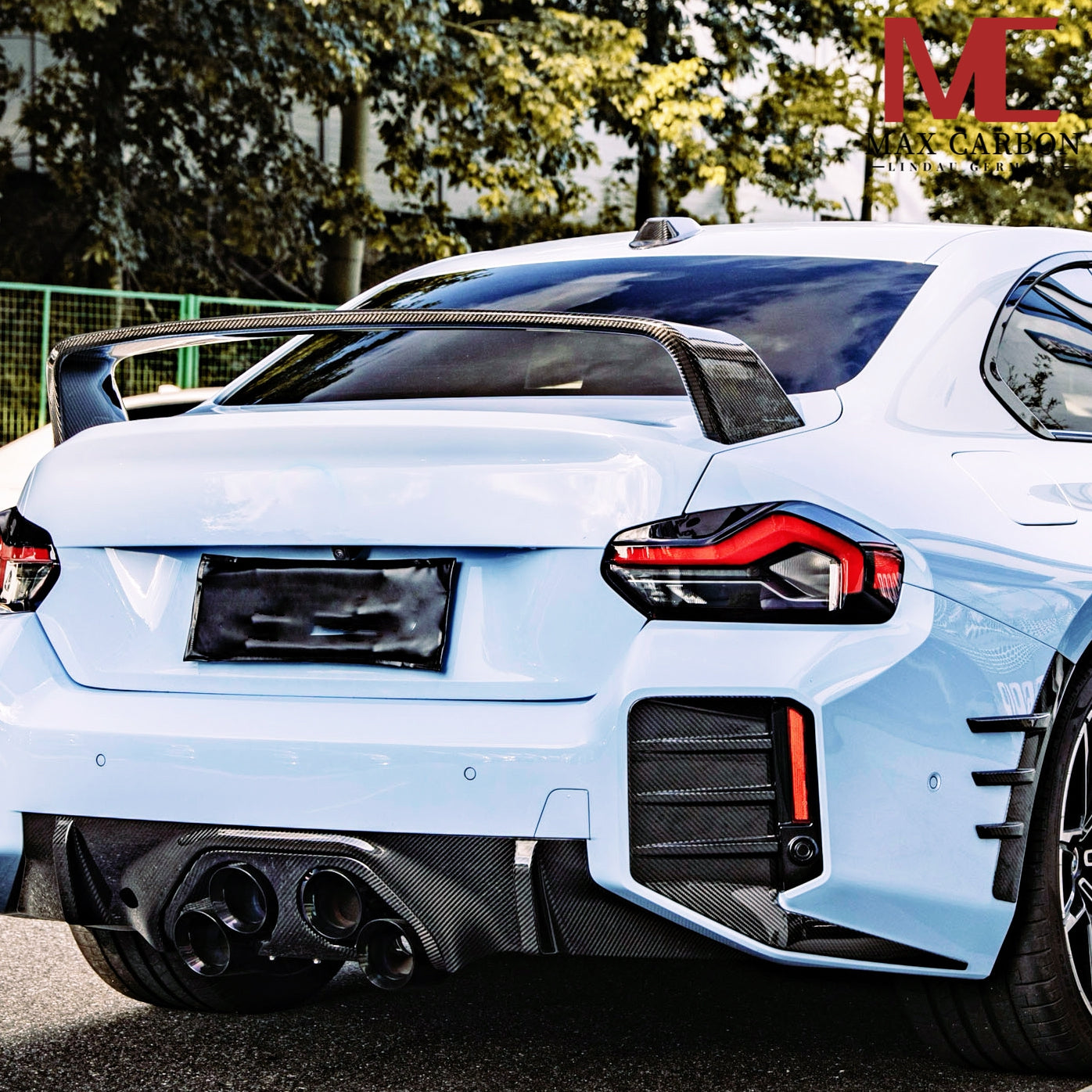 Dry Carbon Heckflügel Aufsatz für BMW M2 G87 / 2er G42 M240i